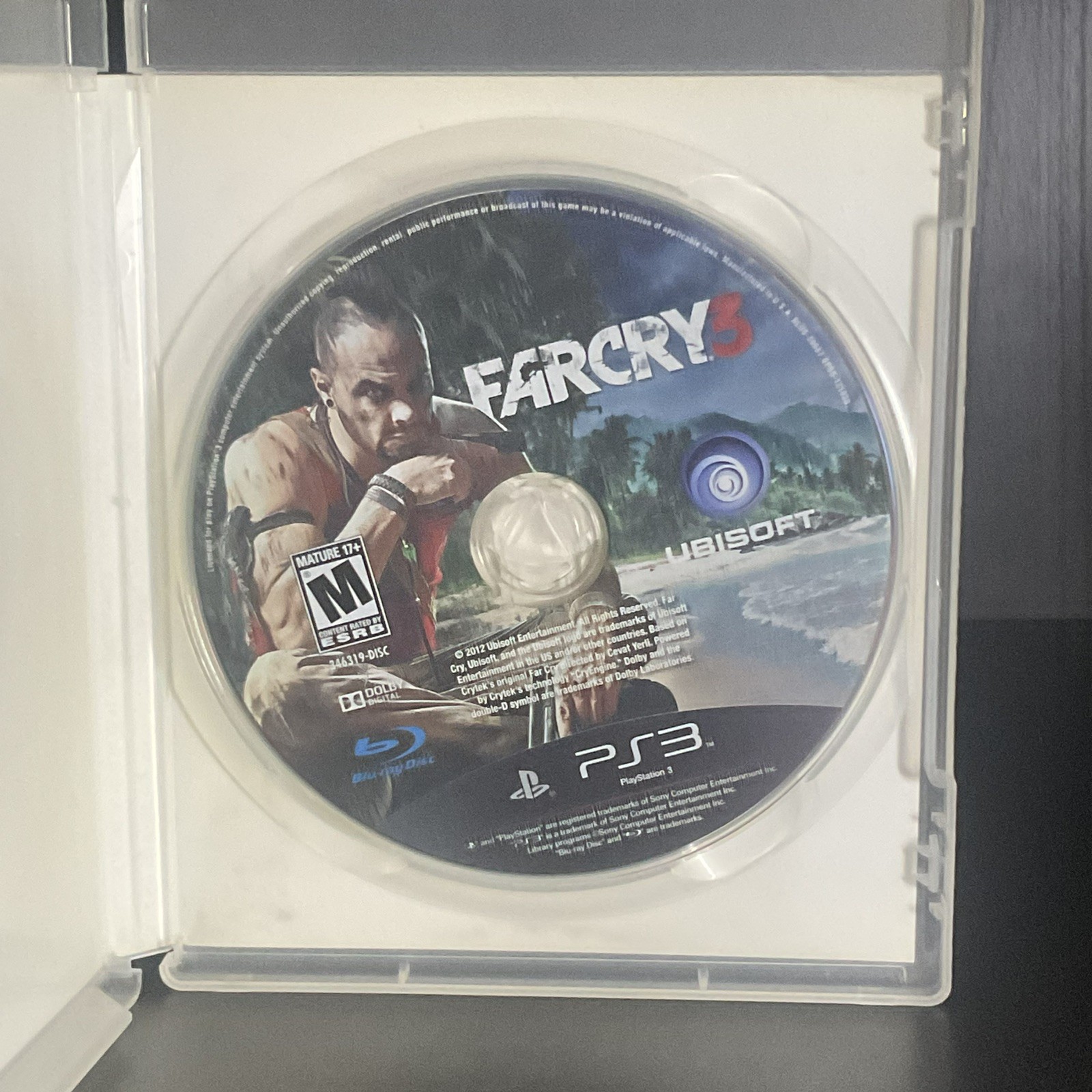 Far Cry 3 (Sony PlayStation 3, 2012) Disc Only Tested