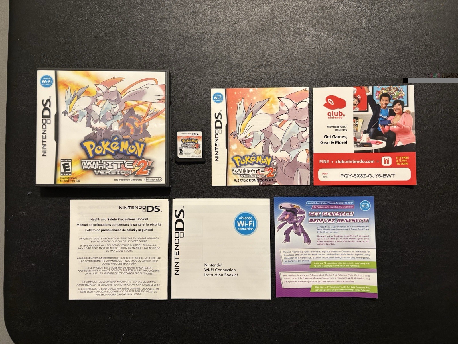 Pokemon White Version 2 (Nintendo DS, 2012) Authentic Complete CIB Tested Works!