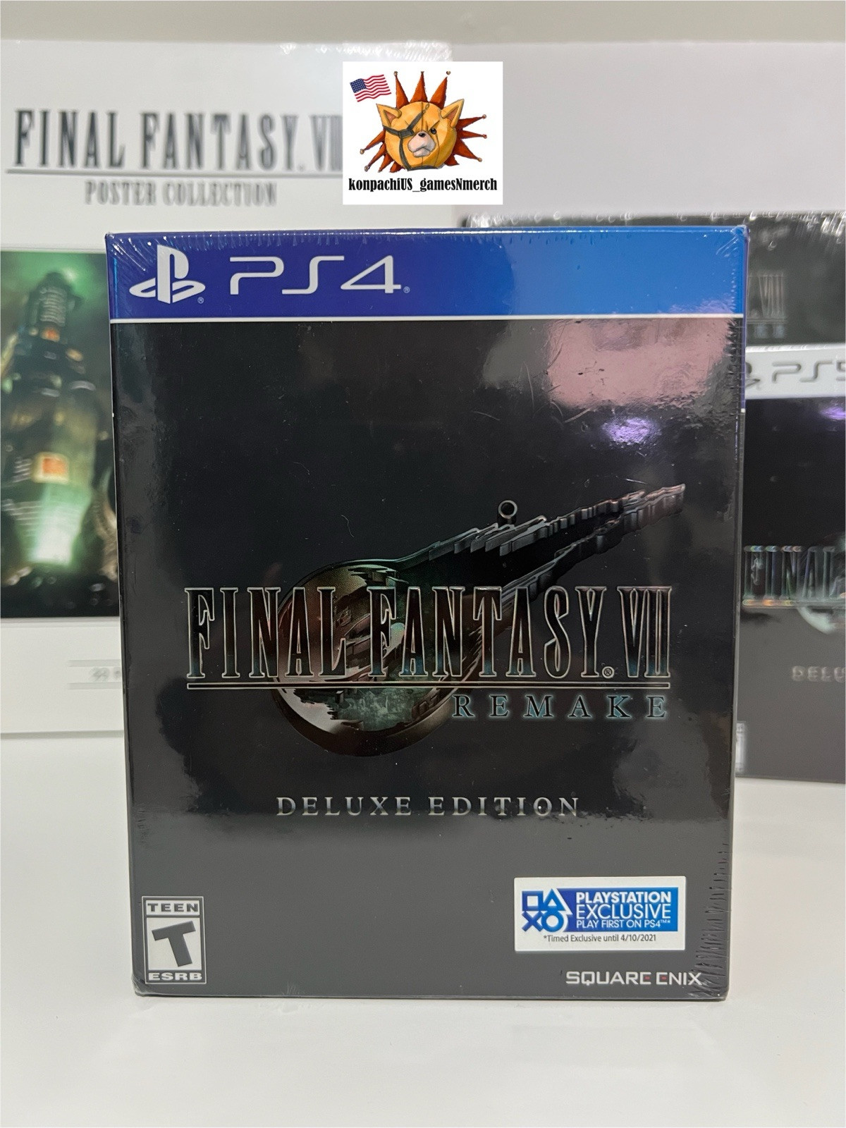 Final Fantasy 7 Remake Collection PS4, PS5 (Sold as bundle only) NEW (READ DESC)