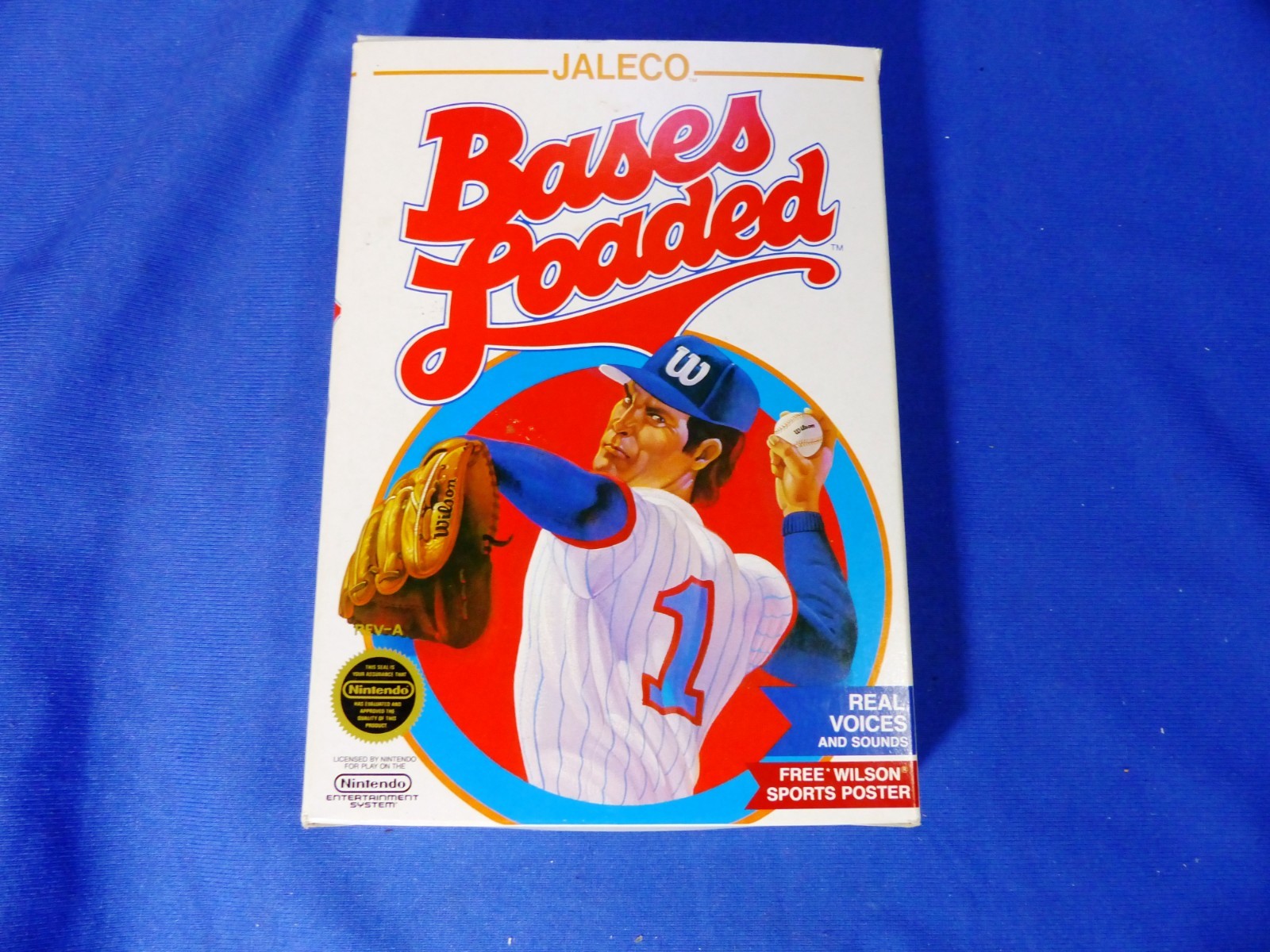 NES BASES LOADED vintage 1988 SUPER NICE EMPTY BOX