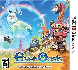 Ever Oasis Nintendo 3DS Video Game US Version New Factory Sealed