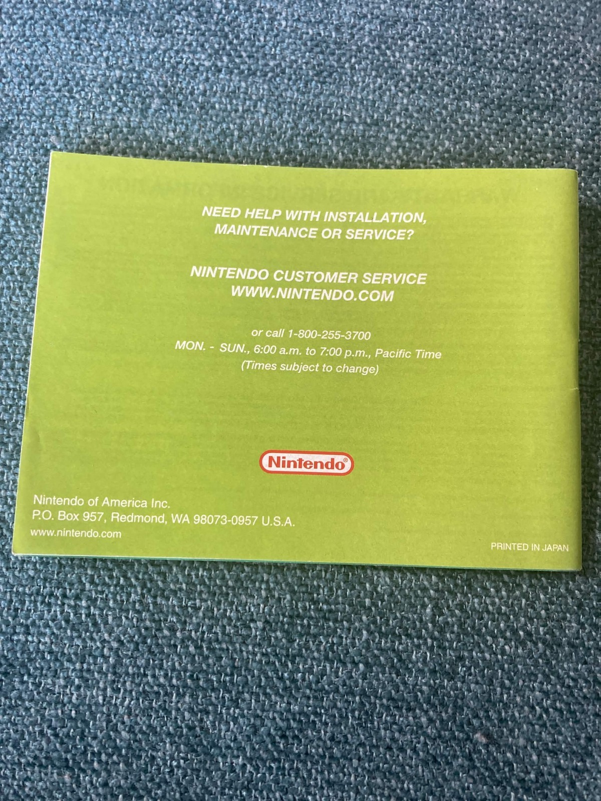 Pokemon Leaf Green Version Authentic, Instruction manual included