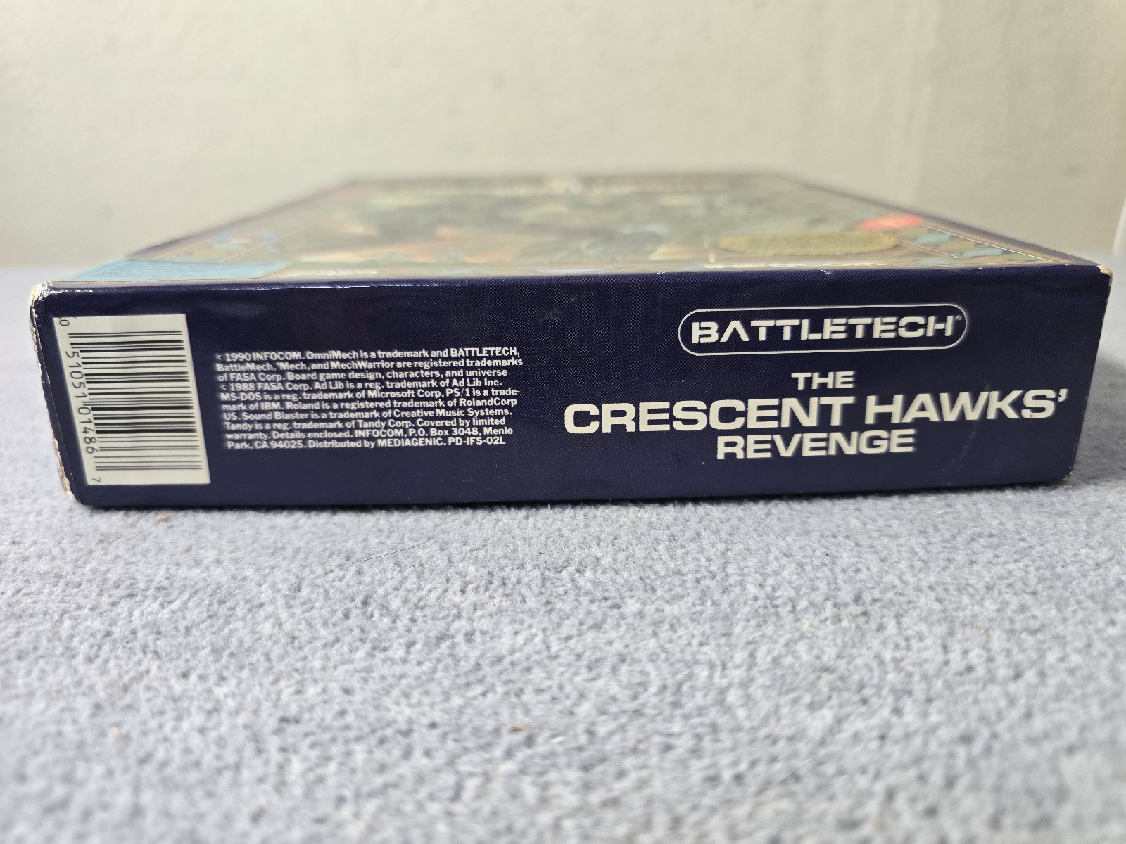 Infocom Computer Game Battletech – The Crescent Hawks’ Revenge with Poster