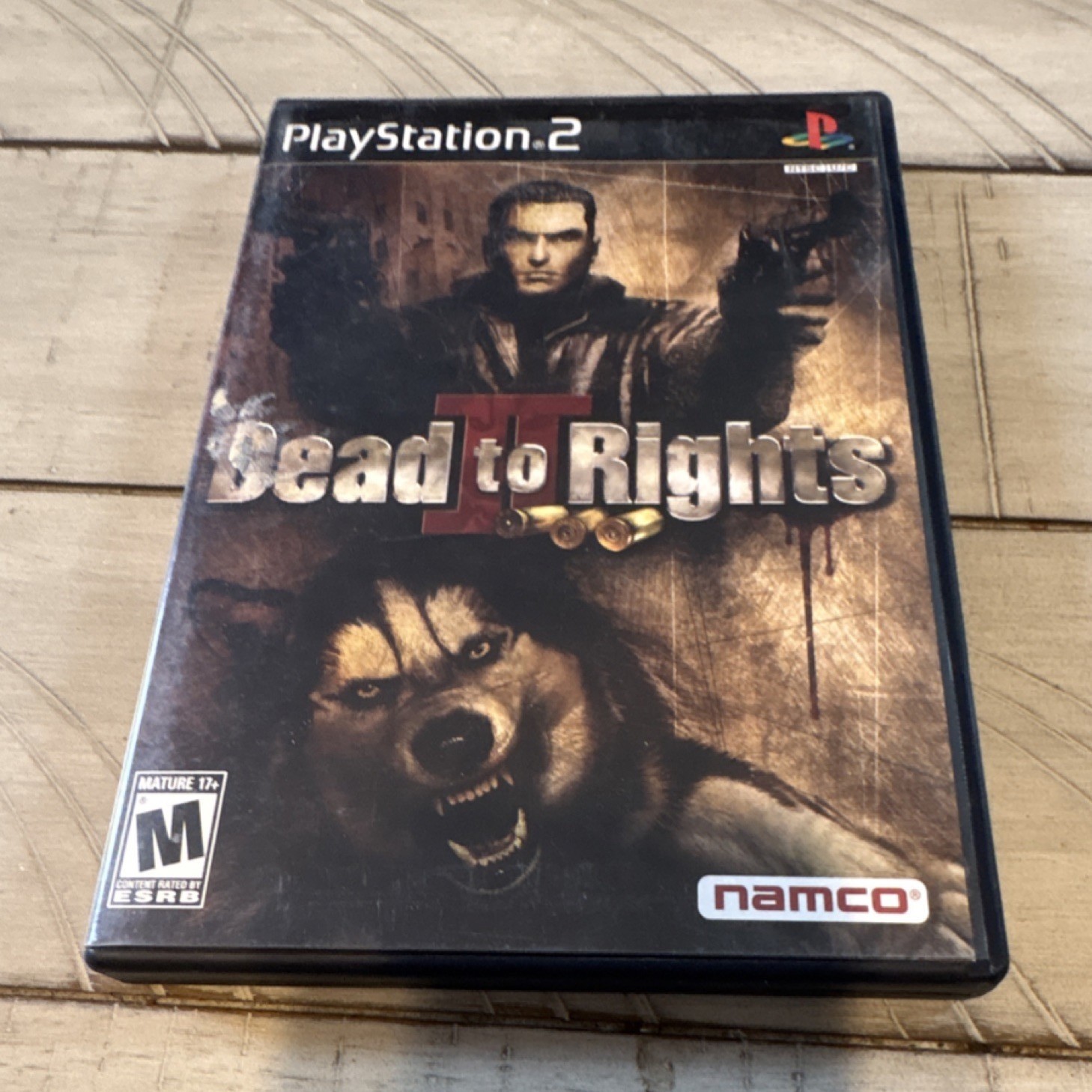 Namco Dead to Rights II Action Manual Included PS2 NTSC M 2005