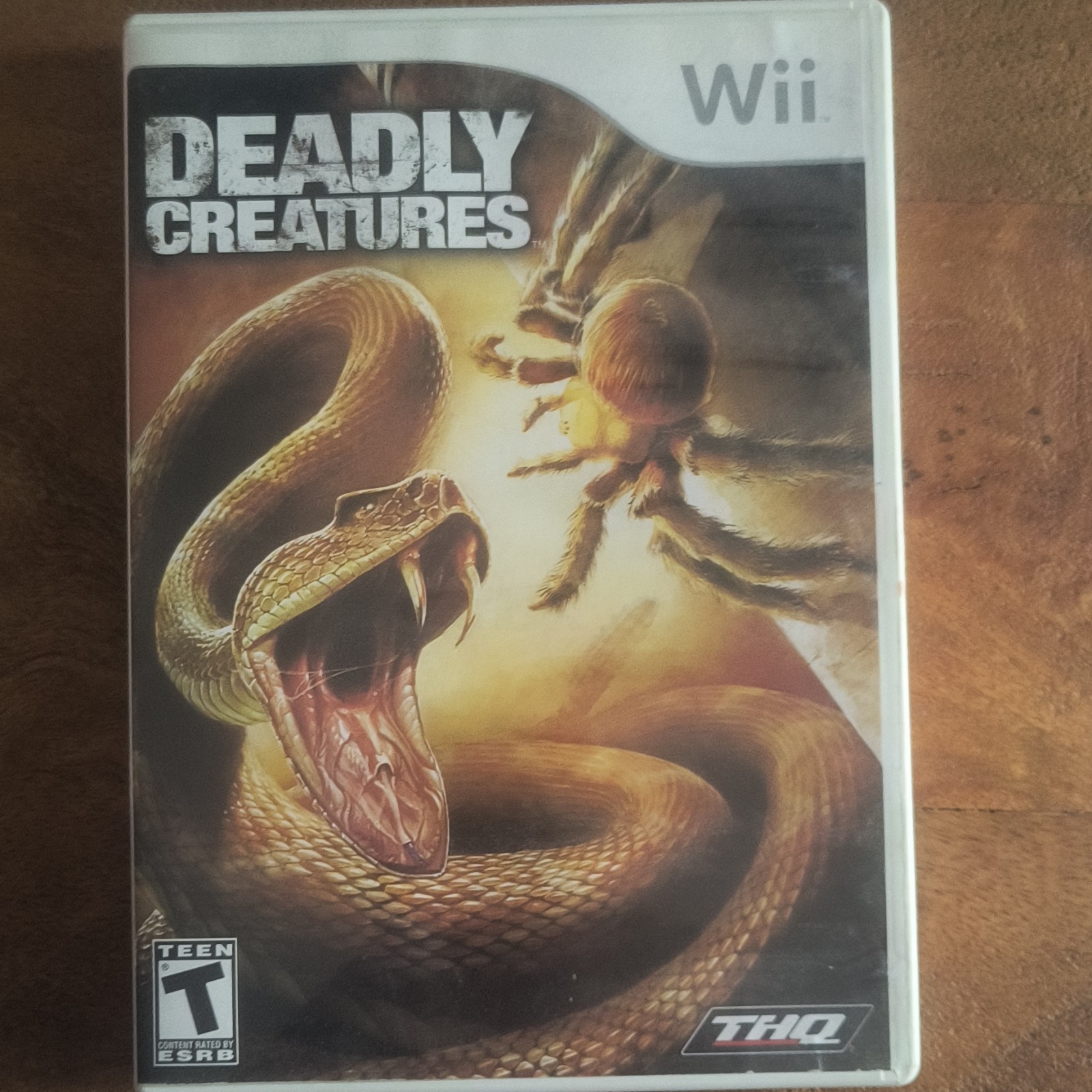 THQ Deadly Creatures Nintendo Wii Action Adventure Manual T-Teen NTSC-U/C