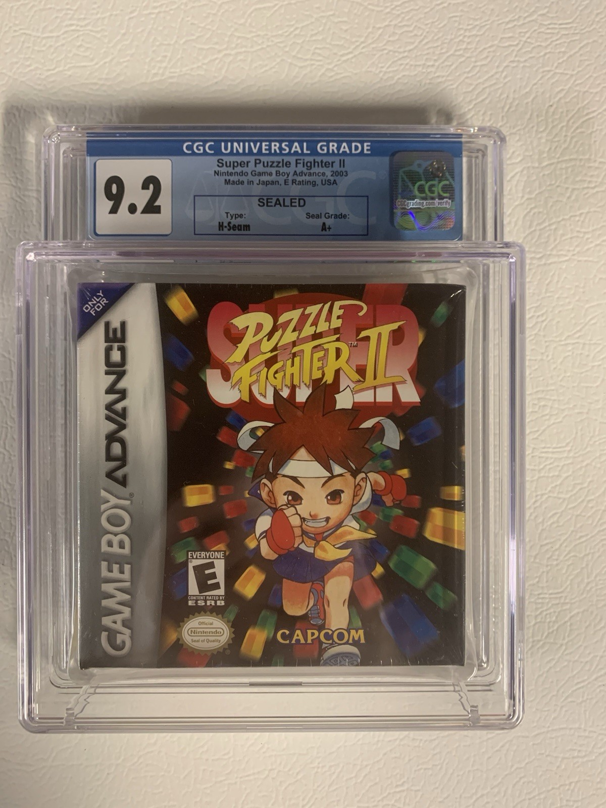 Super Puzzle Fighter II Nintendo Game Boy Advance 2003 USA Sealed (CGC 9.2 A+)