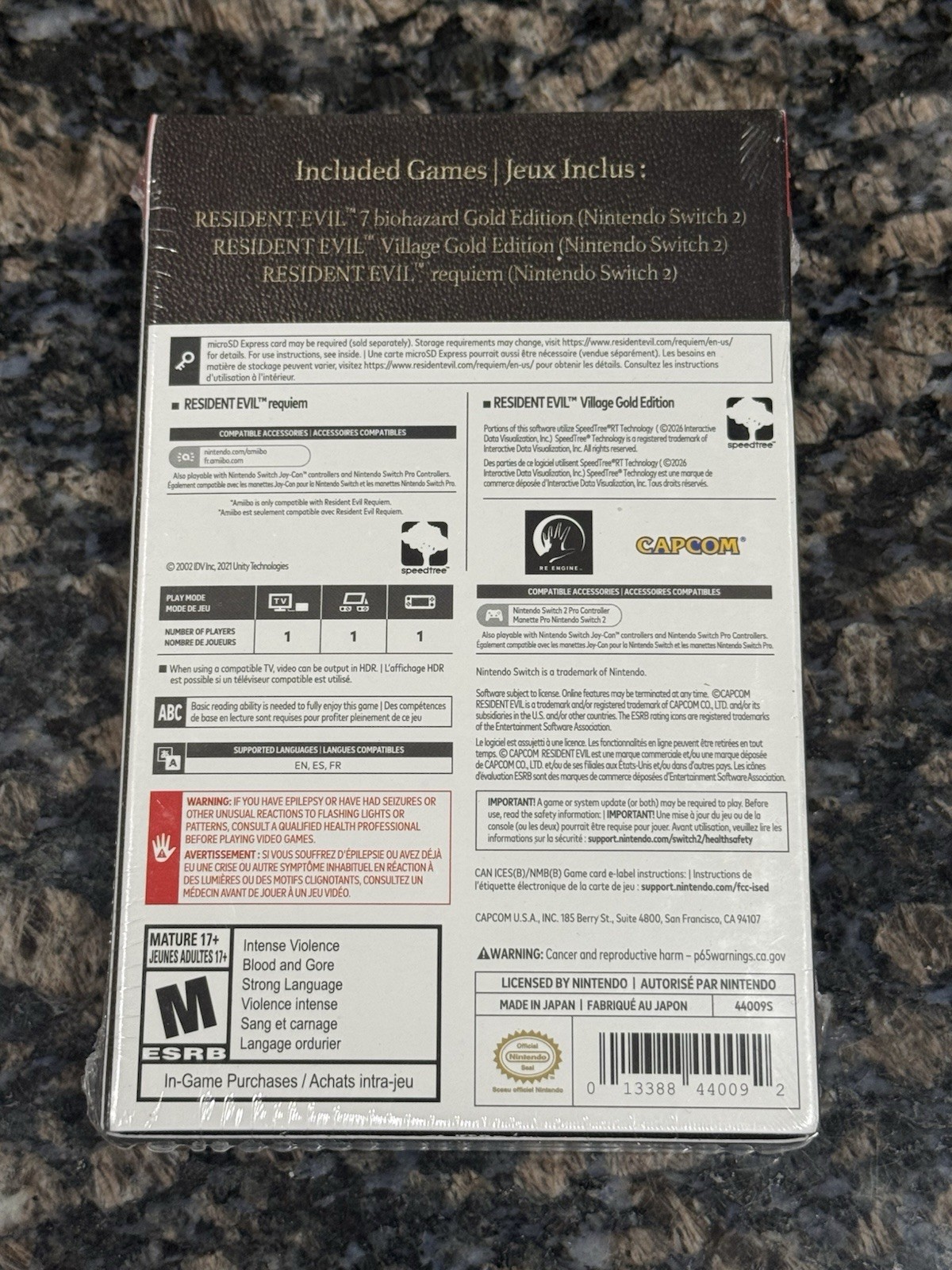 Resident Evil Generation Pack Game-Key Card – Nintendo Switch 2 New & Sealed