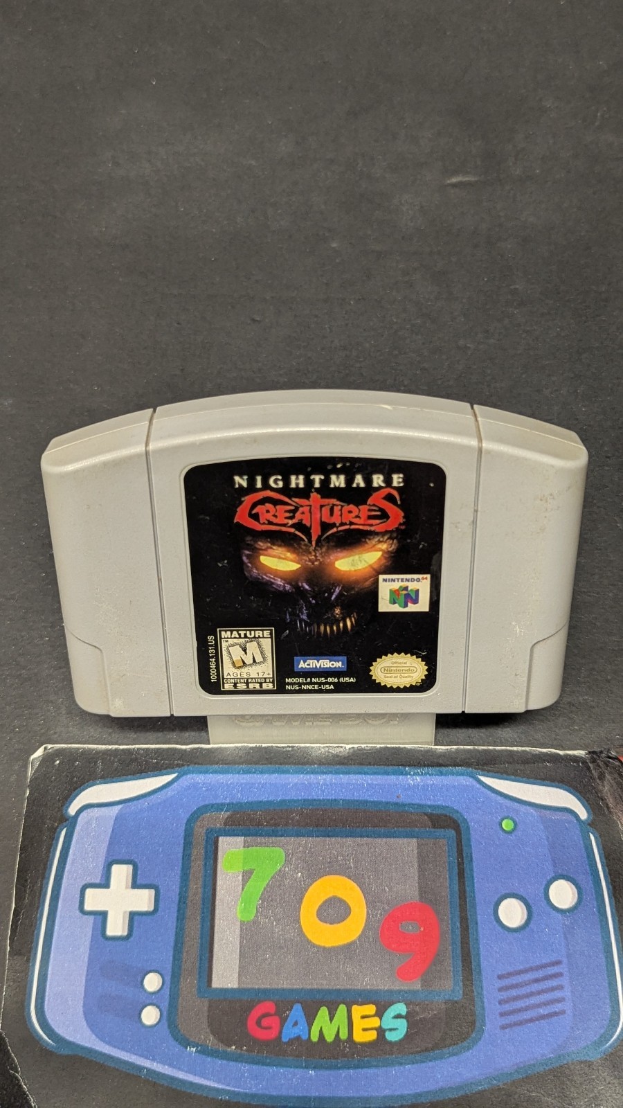 Nightmare Creatures (Nintendo 64, 1998) N64 Cart Only