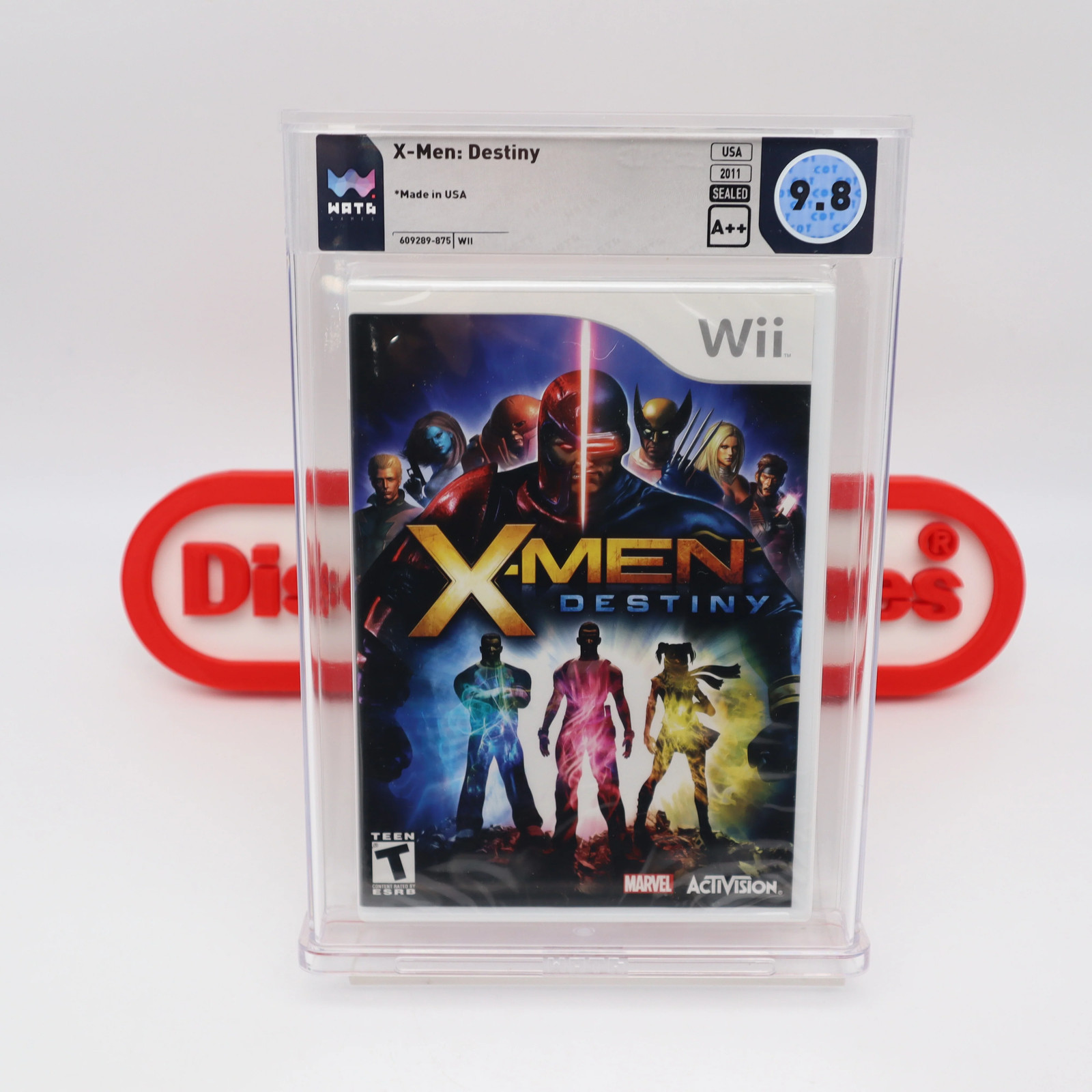 Nintendo Wii XMEN / X-MEN: DESTINY – WATA GRADED 9.8 A++! NEW & Factory Sealed!