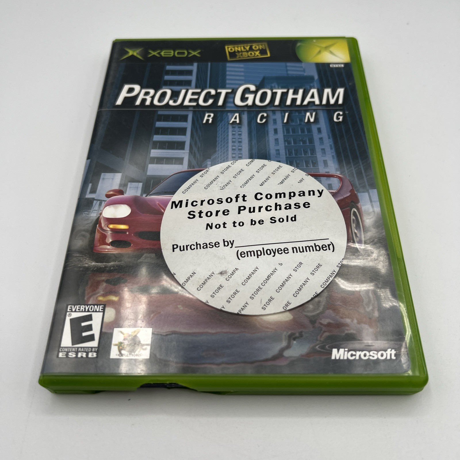 Project Gotham Racing (Xbox, 2001) CIB Complete MSFT Employee