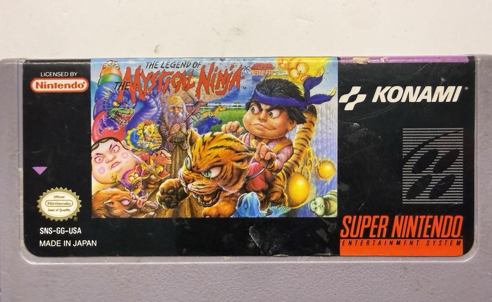 The Legend of the Mystical Ninja Super Nintendo SNES Authentic Cleaned Tested