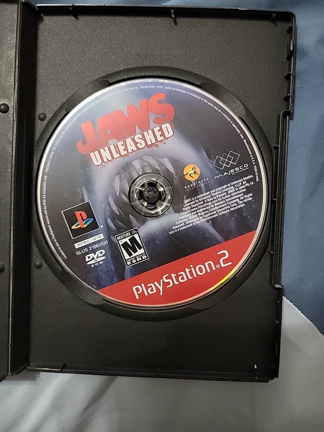 Jaws Unleashed (Sony PlayStation 2, 2006) DISC ONLY – TESTED