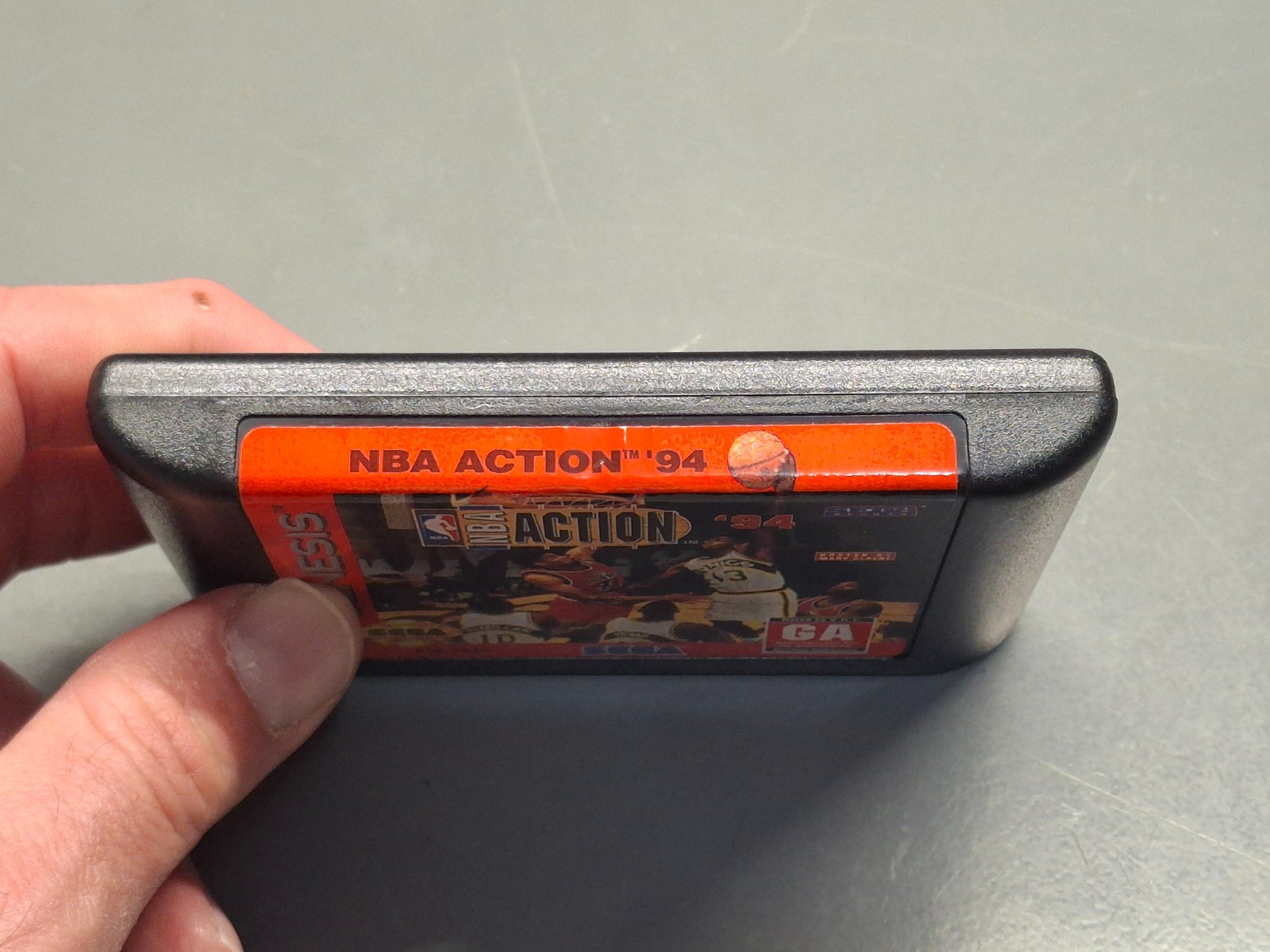 NBA Action ’94 (Sega Genesis, 1994) – CIB (Manual, Box, Game) – CLEANED & TESTED