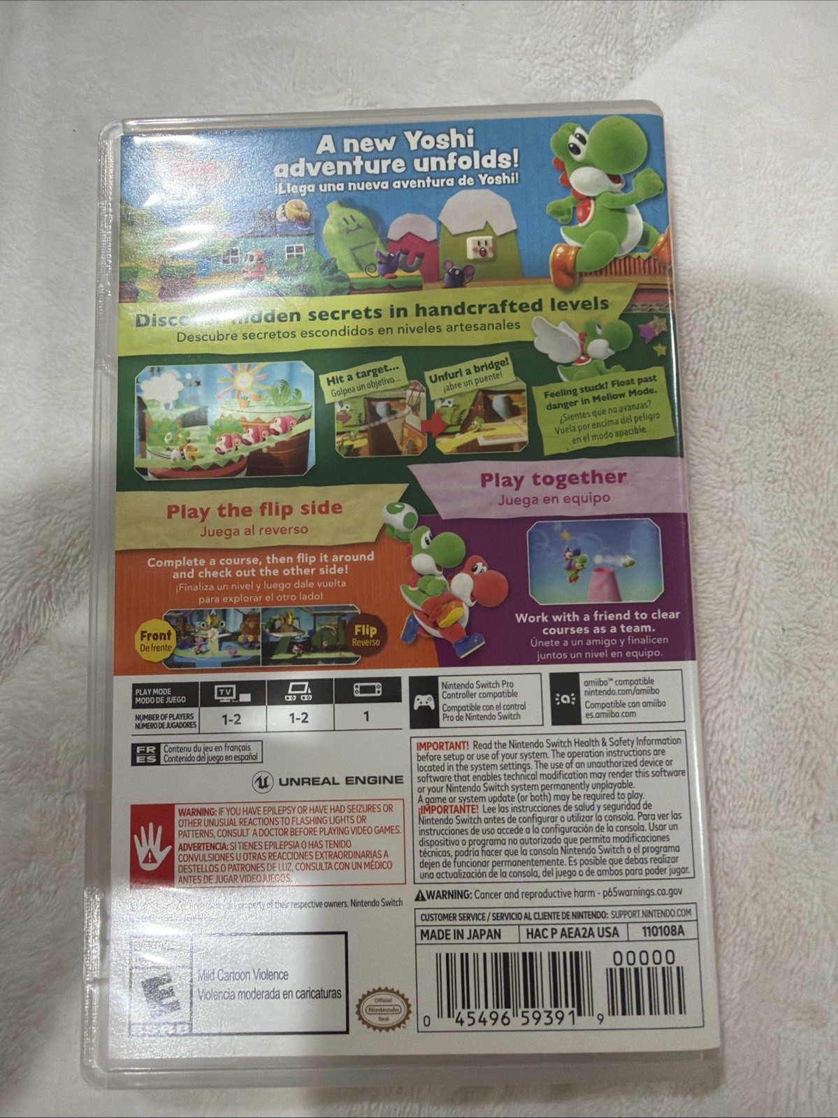 Yoshi’s Crafted World – Nintendo Switch [video game]