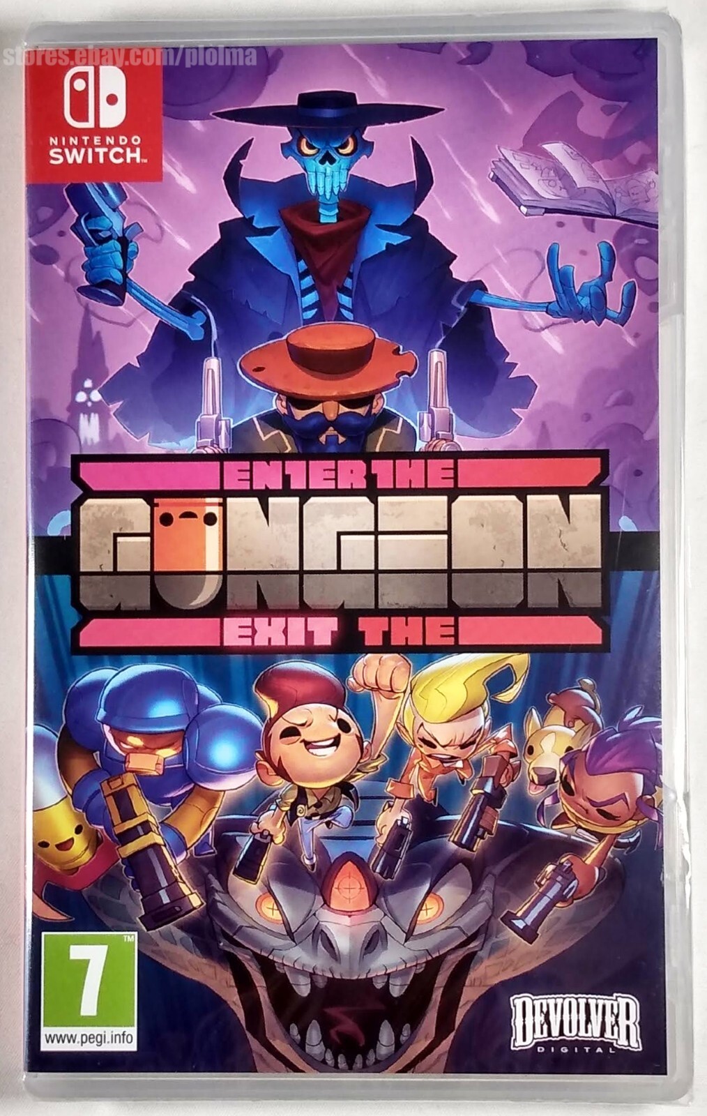 ENTER THE GUNGEON + EXIT THE GUNGEON Brand New NINTENDO SWITCH Game EU Release
