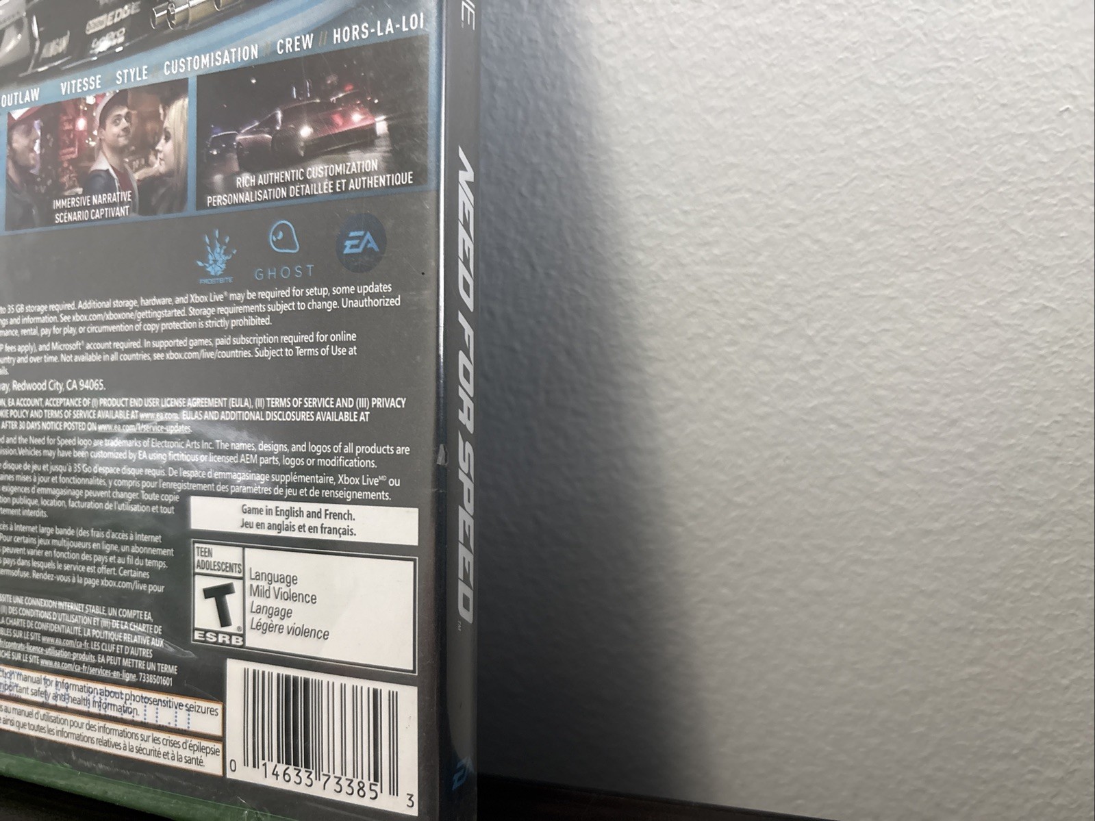 Need For Speed Microsoft Xbox One *BRAND NEW Factory Sealed *internet required
