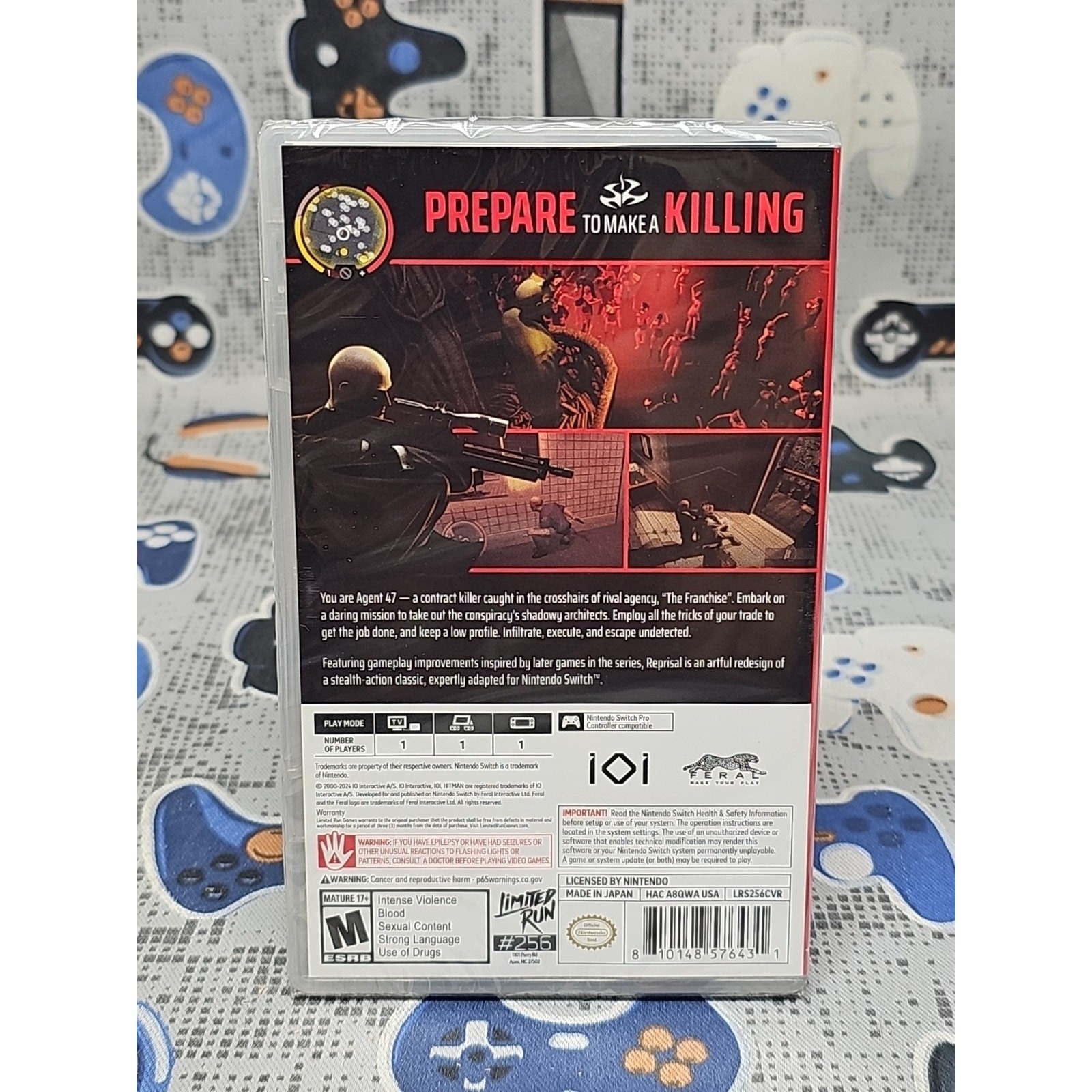 Hitman: Blood Money Reprisal LRG#256 – Nintendo Switch – Brand New