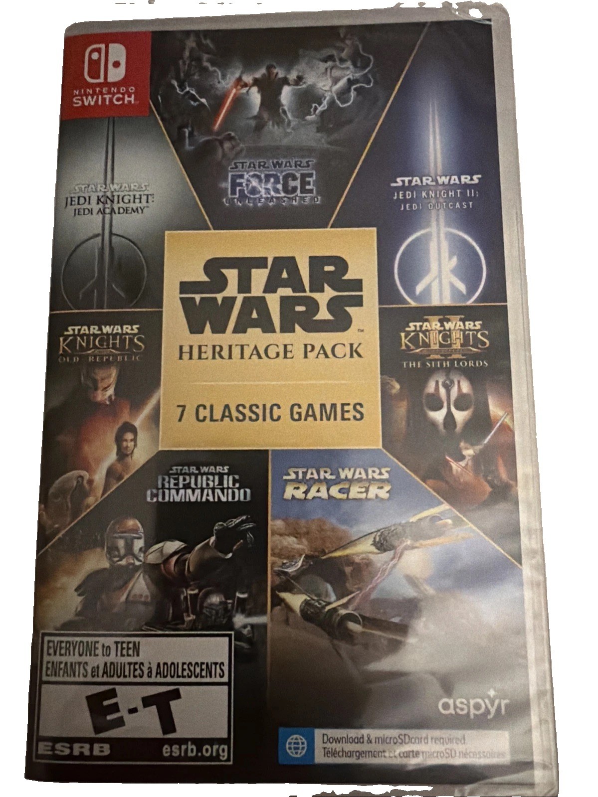 Star Wars Heritage Pack – Nintendo Switch , Brand New Factory Sealed (7 Games)