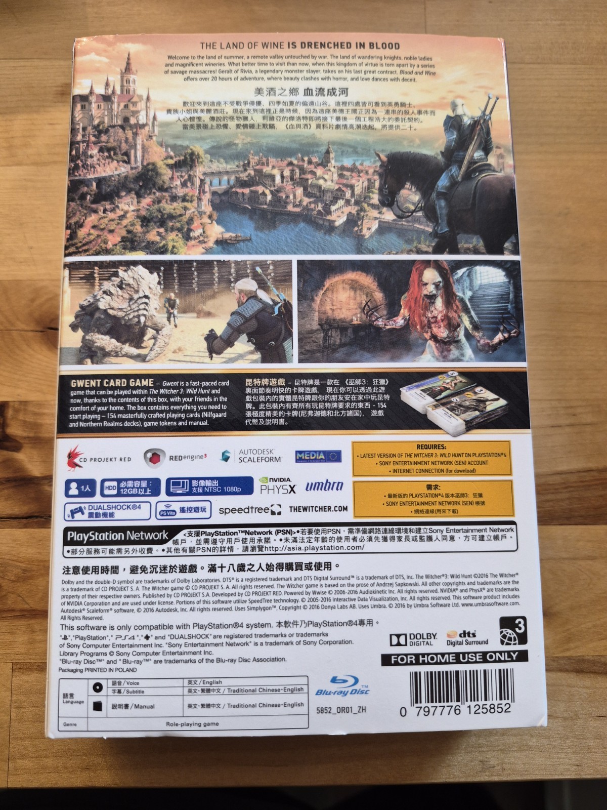 The Witcher 3 III Blood and Wine Expansion/Gwent card decks – Japanese