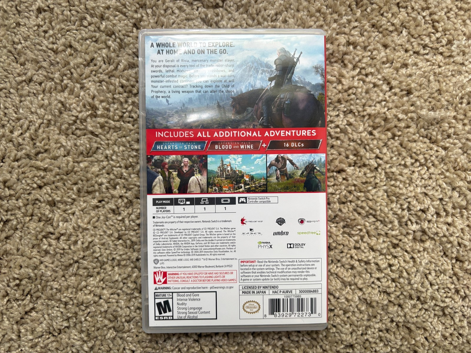 The Witcher 3: Wild Hunt Complete Edition Nintendo Switch