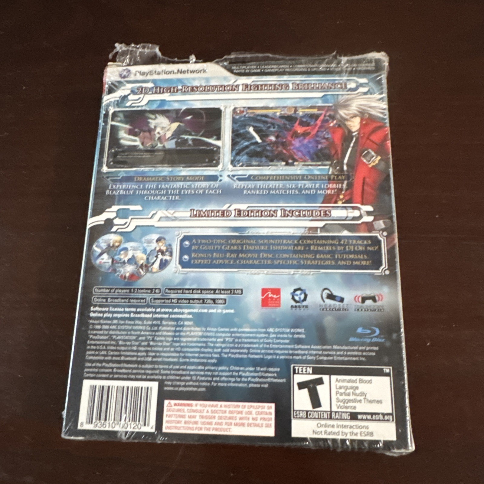 BlazBlue: Calamity Trigger — Limited Edition (Sony PlayStation 3, 2009) CIB