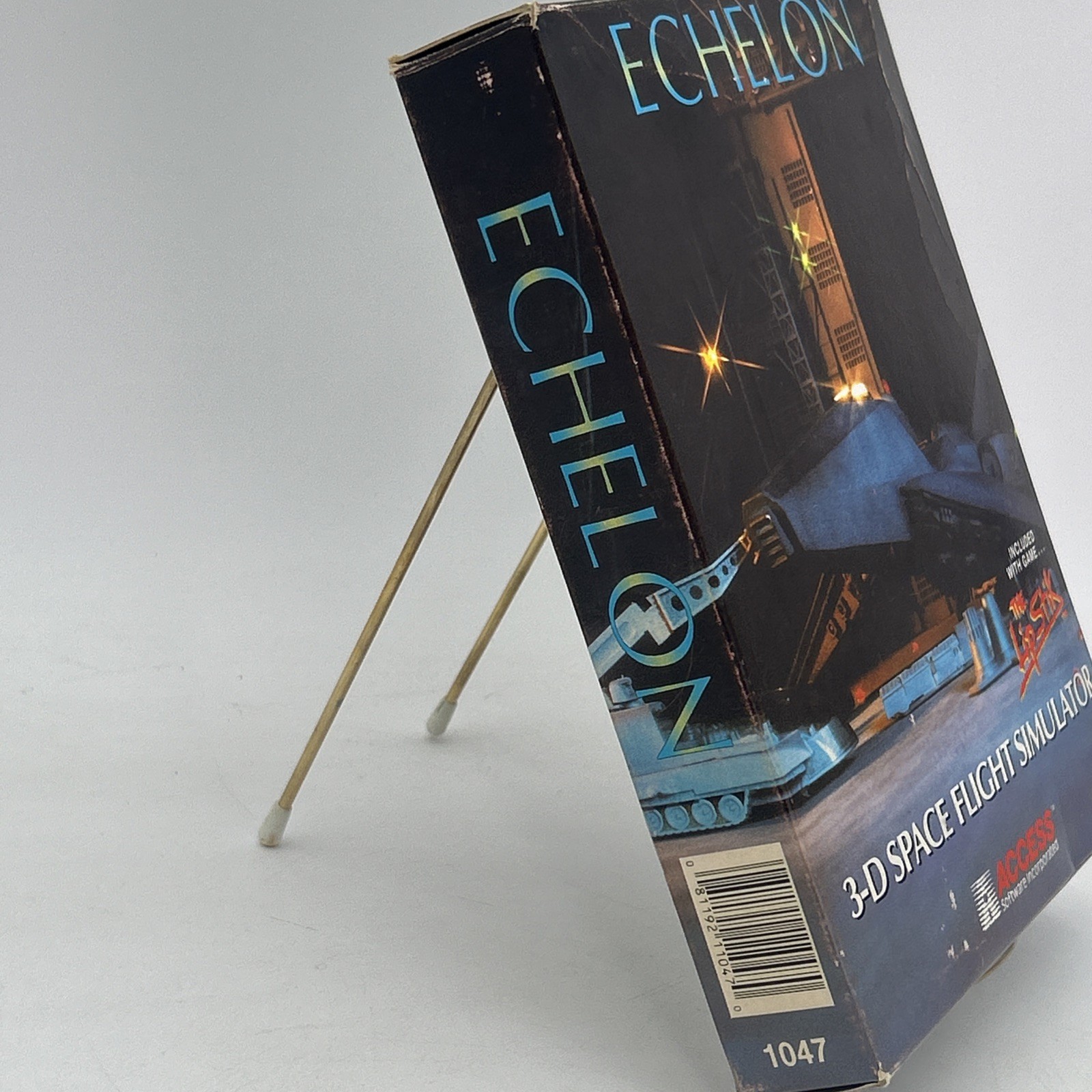 Echelon 3-D Space Flight Simulator Commodore 64/128 Floppy Complete/CIB