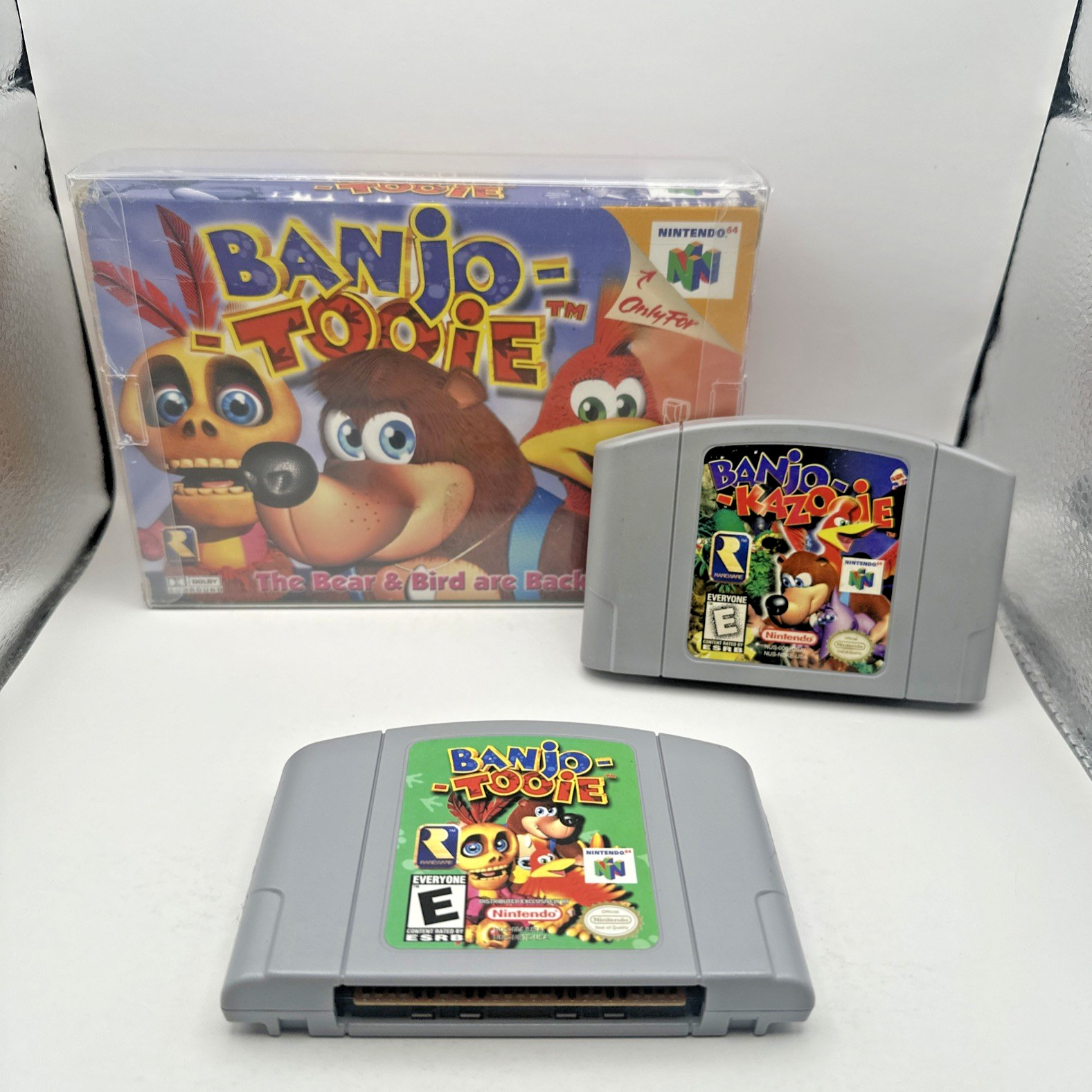Banjo-Kazooie Banjo-Tooie Nintendo 64 N64 Games Lot Bundle Cartridges Rareware