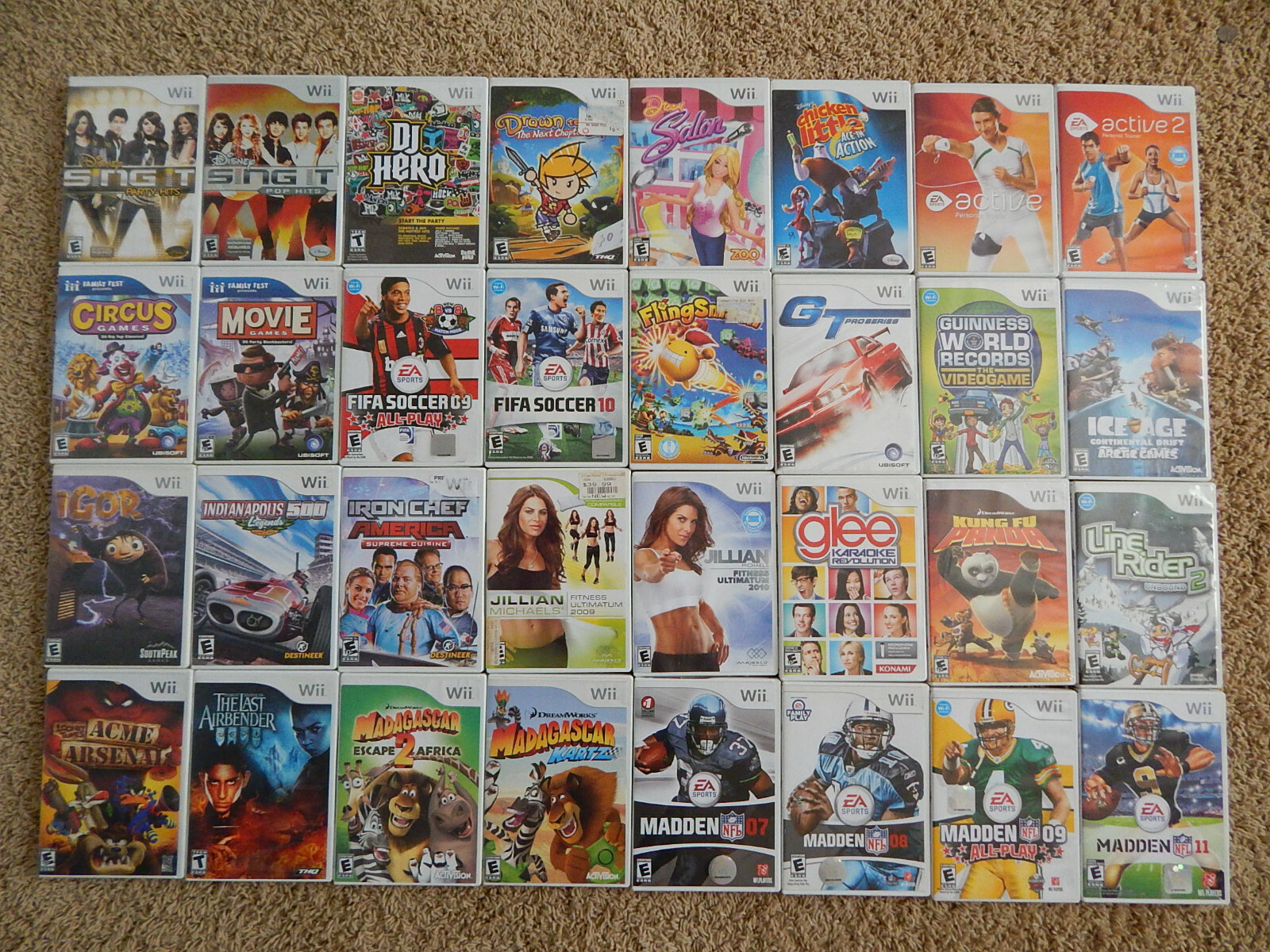 Nintendo Wii Games! Choose from Selection! $3.95-$5.95 Each! Buy 3 Get 4th Free!