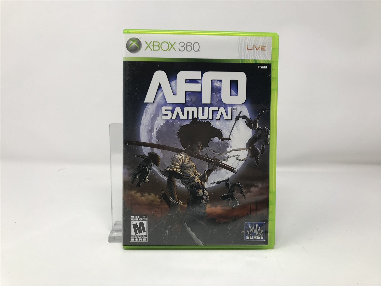 Afro Samurai (2009) – Microsoft Xbox 360 – Complete In Box CIB – RARE