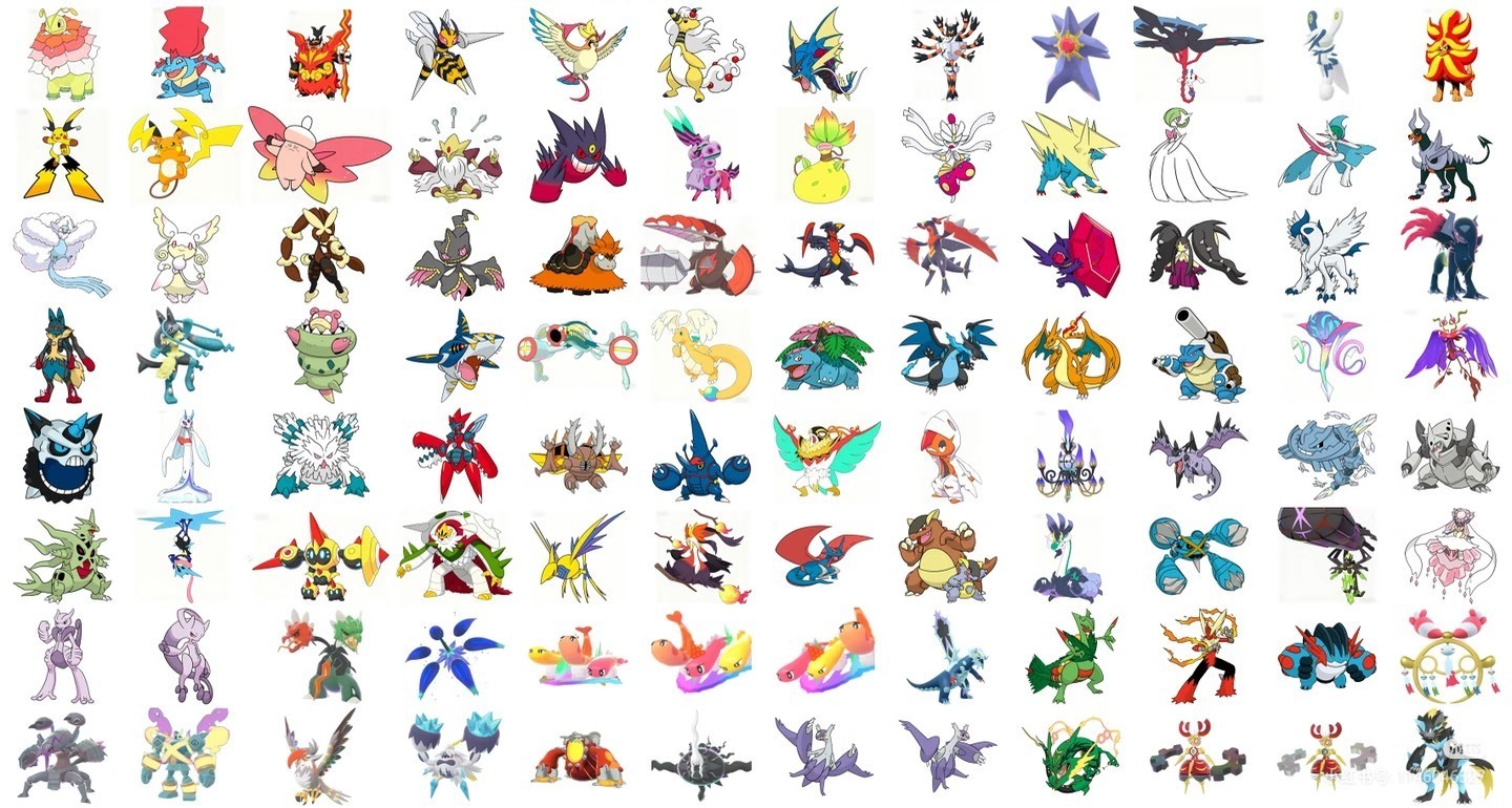 Pokémon Legends ZA ✨ALL MEGA✨Shiny Alpha Holding Mega Stone ✨Mega Dimension Z-A