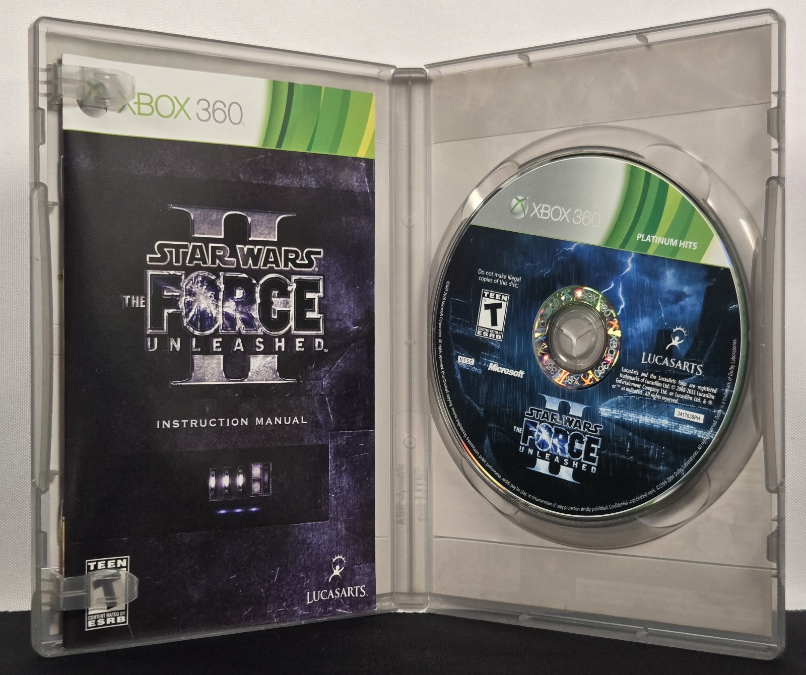Star Wars: The Force Unleashed II – Platinum Hits (Microsoft Xbox 360, 2010)