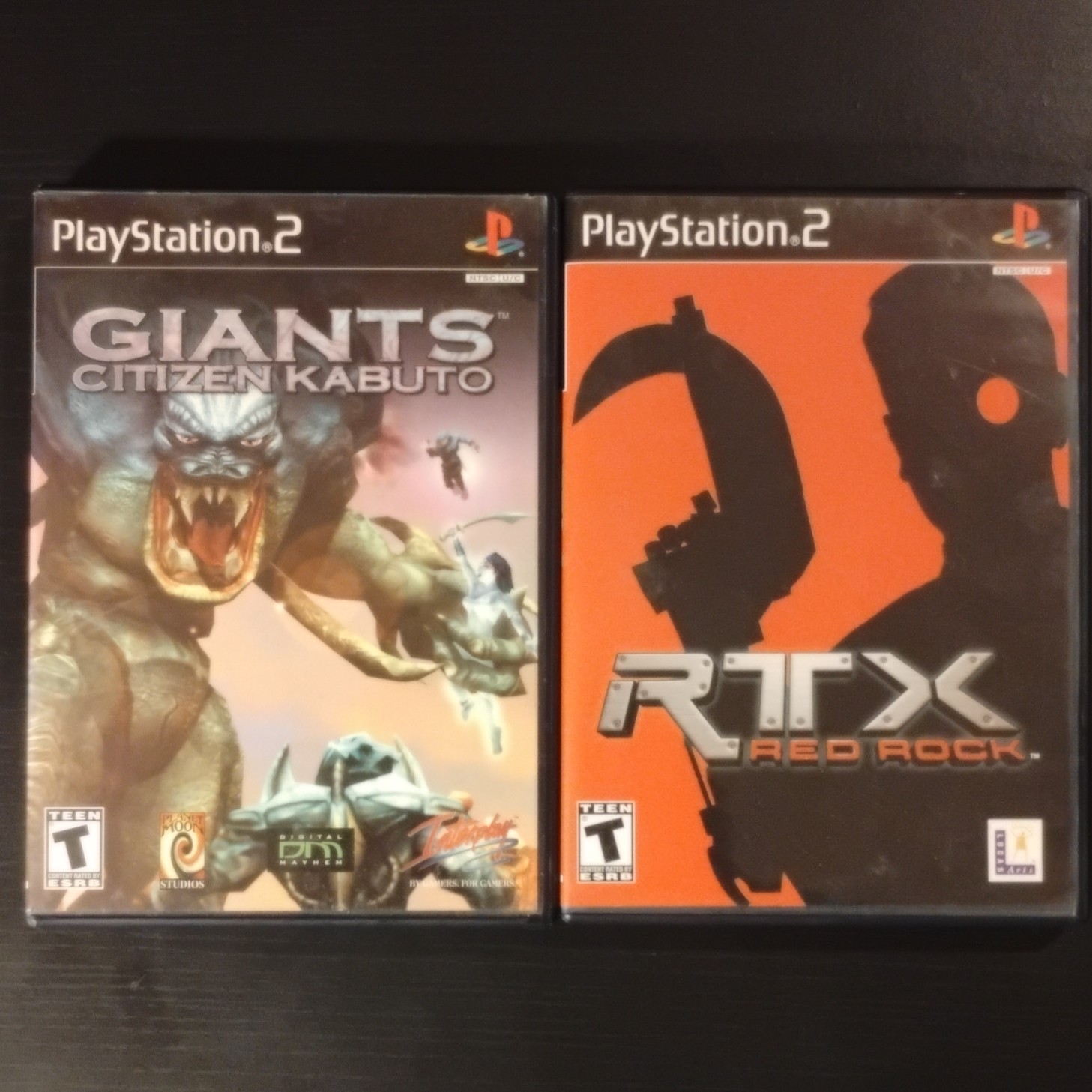 Giants: Citizen Kabuto & RTX Red Rock- Open World/Space Exploration PS2 Lot of 2