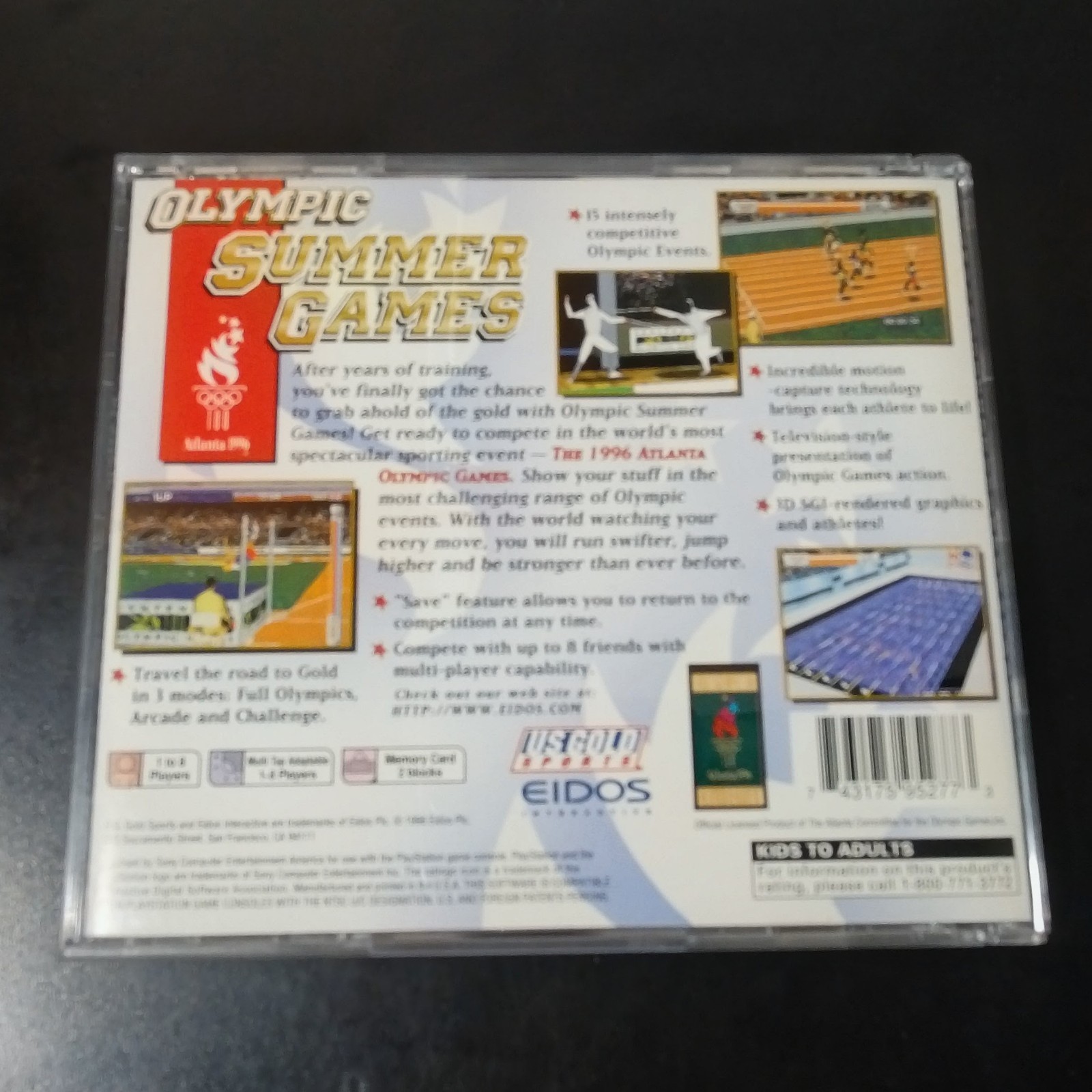 Nagano Winter Olympics ’98 and Olympic Summer Games Atlanta ’98 (PS1, 1998) CIB
