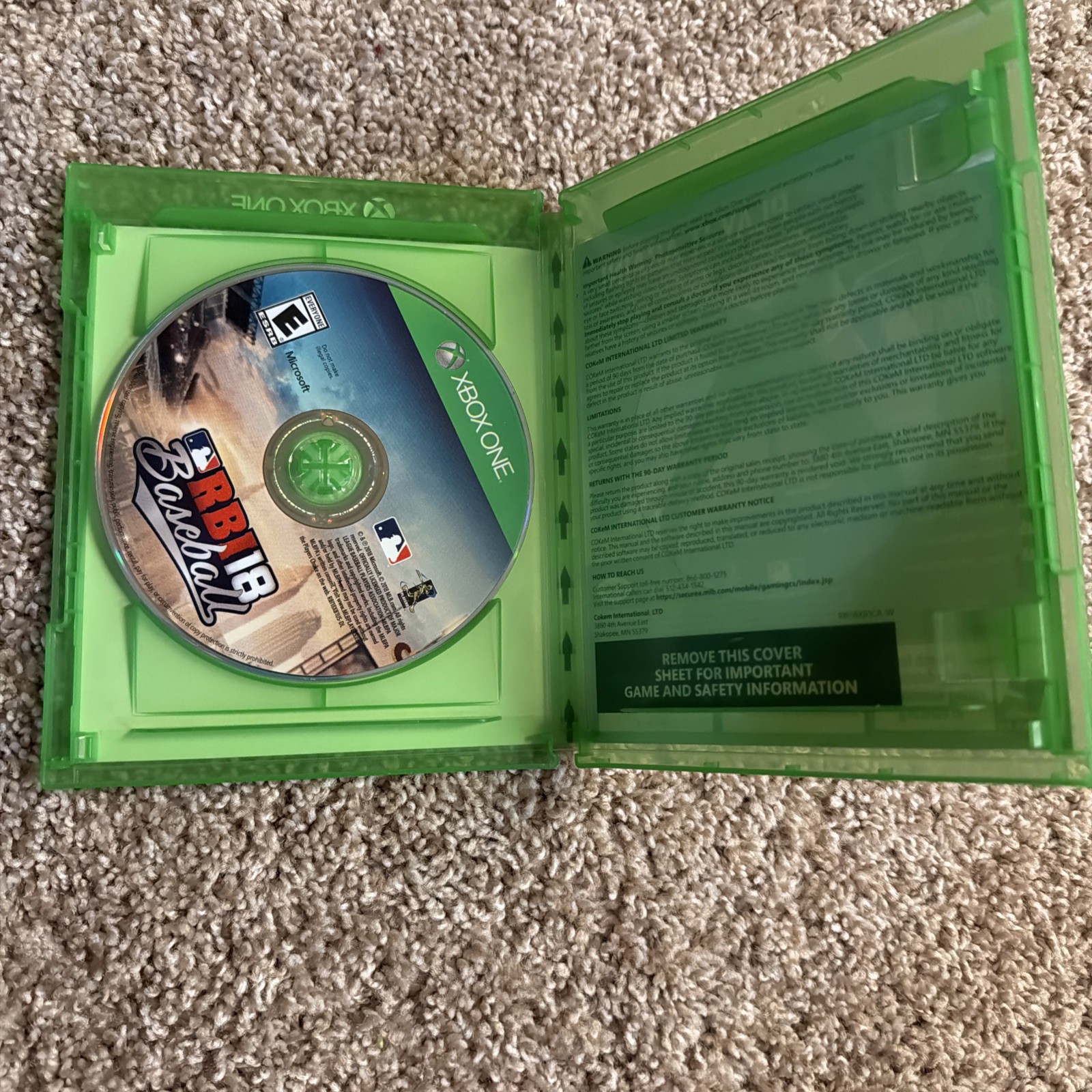 R.B.I. Baseball 18 (Microsoft Xbox One, 2018)