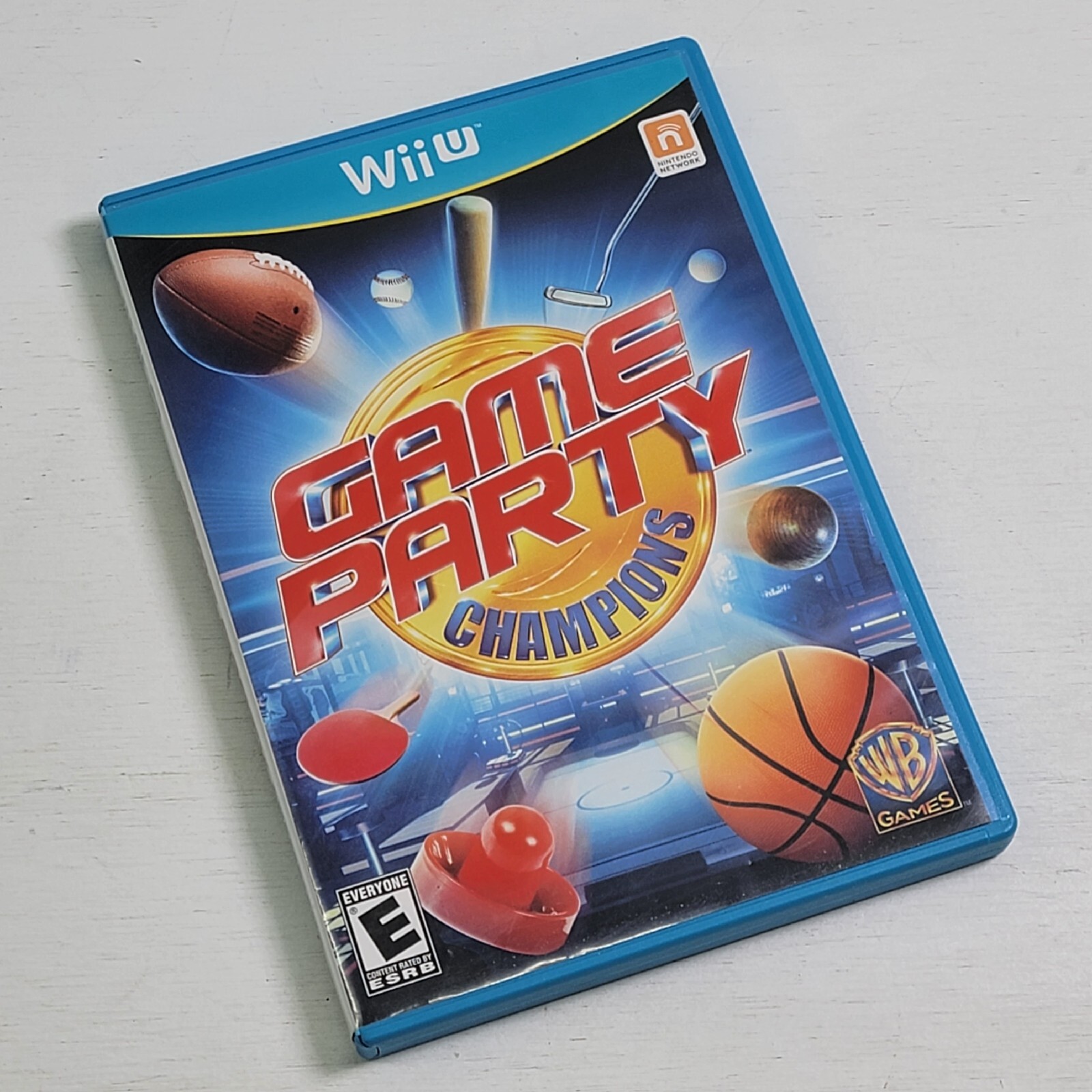 Game Party Champions (Nintendo Wii U, 2012) Disc, Case and Manual FREE SHIPPING