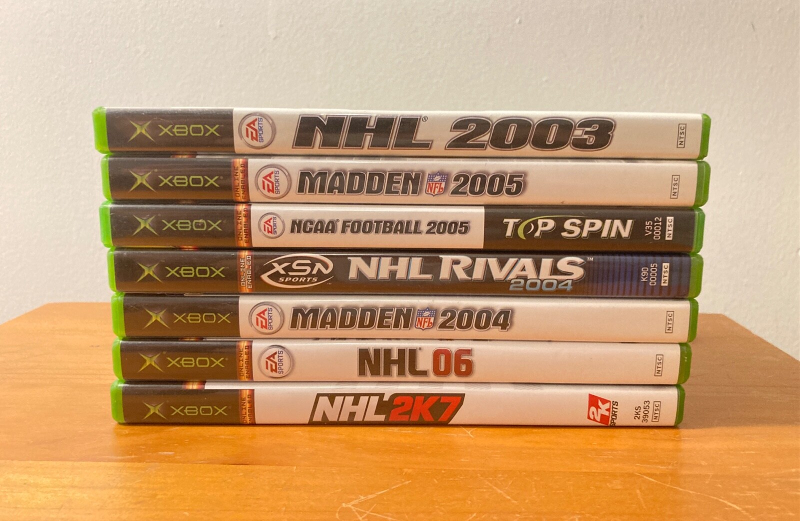 Lot of 7 Original Xbox Sports Games