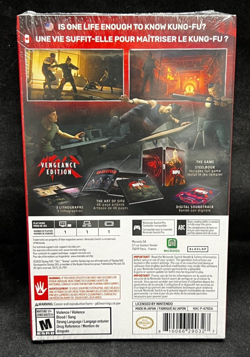 Sifu: Vengeance Edition (NIntendo Switch) BRAND NEW