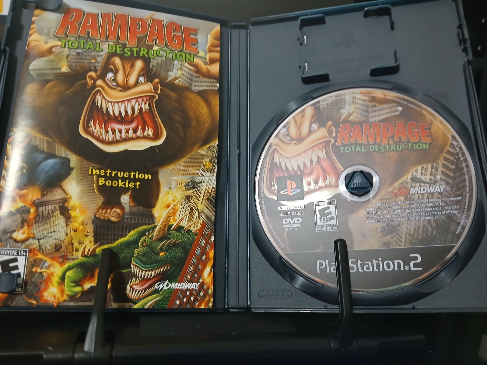 Rampage Total Destruction – Sony Playstation 2 PS2 Excellent Cond.
