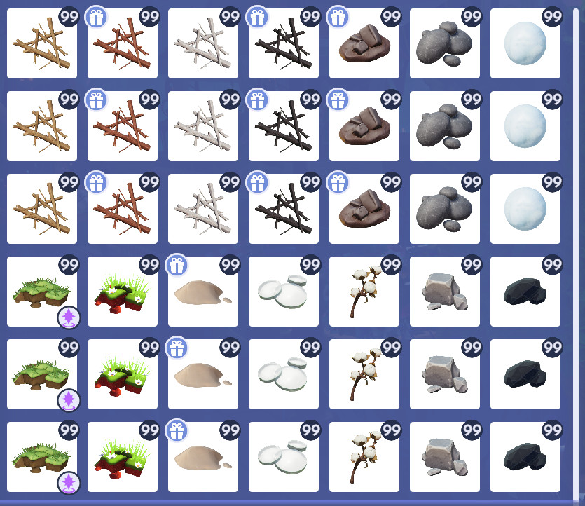 Disney Dreamlight Valley In Game Items Base Game Materials Bundle x42 Stacks