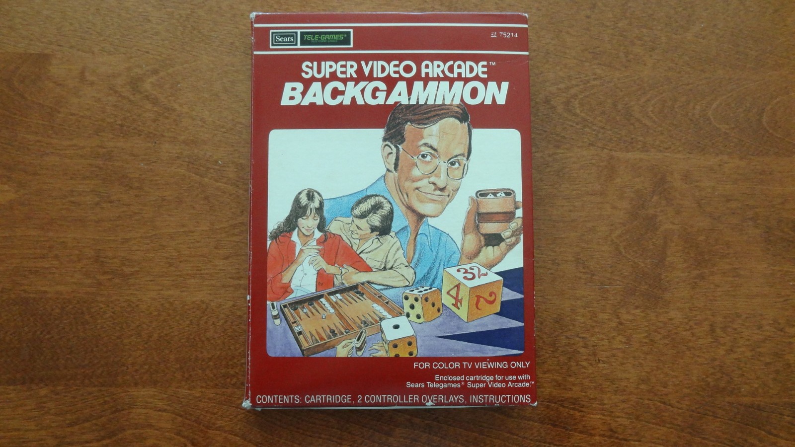 INTELLIVISION SEARS BACKGAMMON BOXED