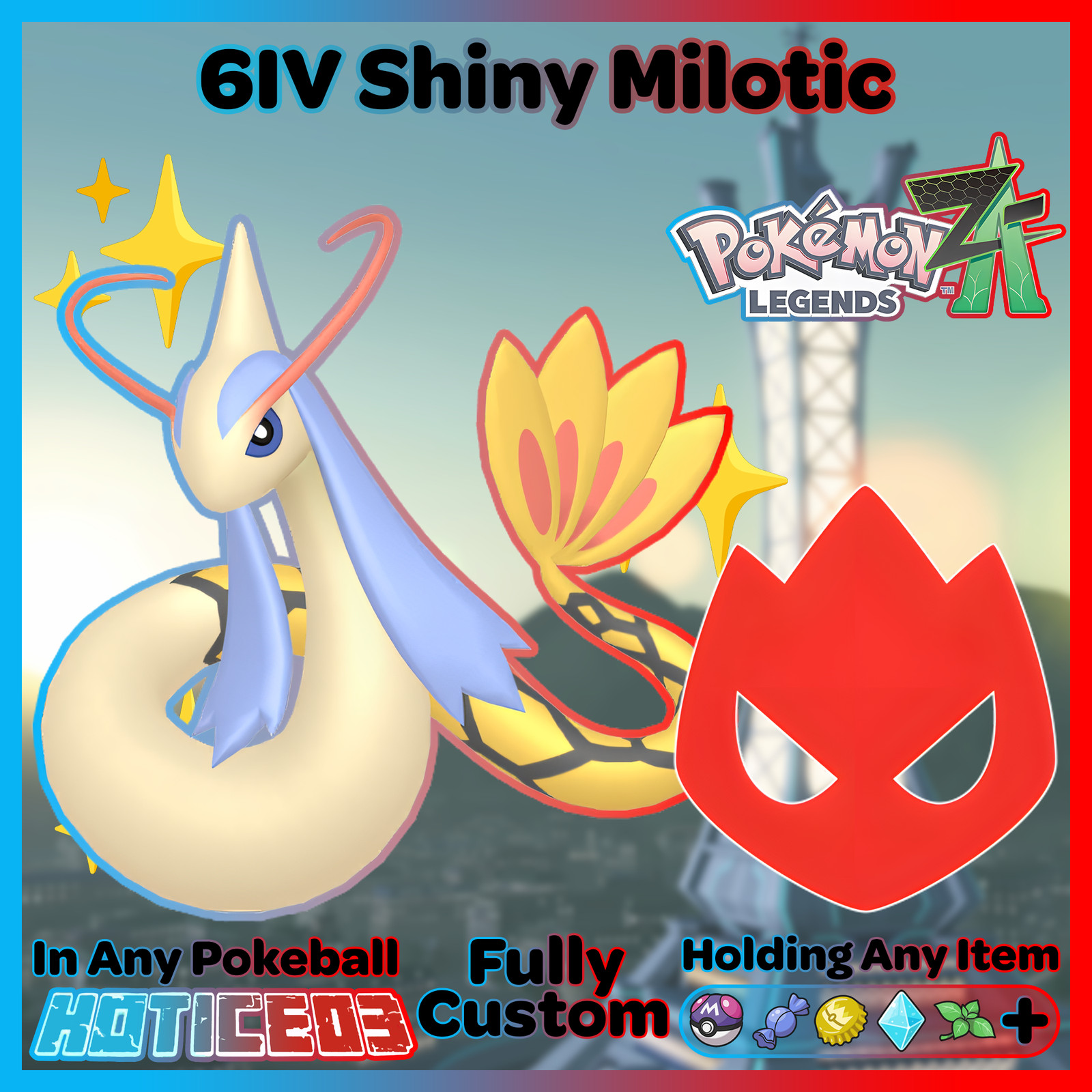 ✨ Shiny Alpha Milotic 6IV + EVs ✨ Pokemon Legends ZA 🚀 Fast 🚀