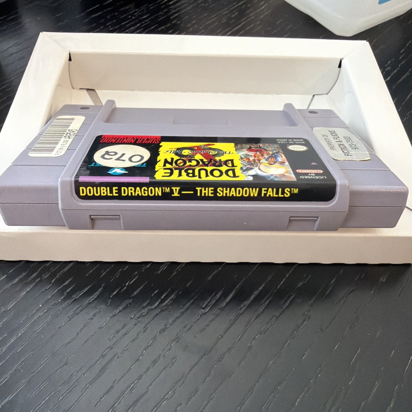 Double Dragon V: The Shadow Falls Super Nintendo SNES 5 Game, Box & Posters