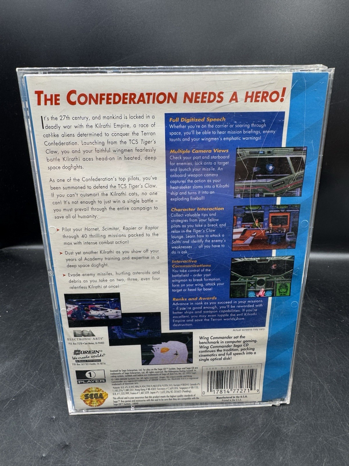 Wing Commander Sega CD Complete in Box