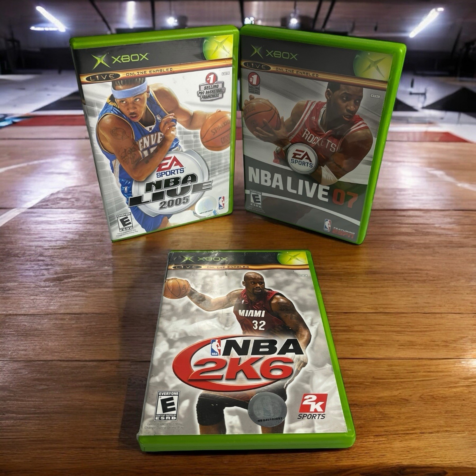 Microsoft Xbox Original OG NBA 2K6 Live 07 05 Basketball Video Game Complete