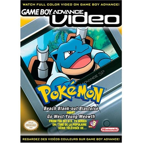 Pokemon Beach Blank-Out Blastoise And Go West Young Meowth – GBA Video