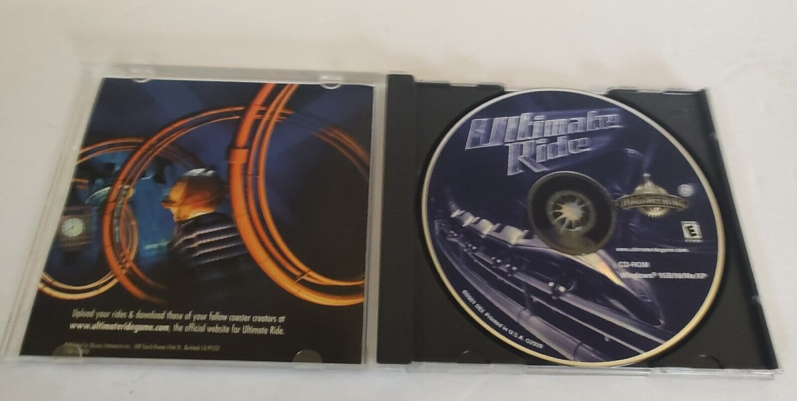 Ultimate Ride Disney Imagineering CD-ROM PC Game 2001 tested working