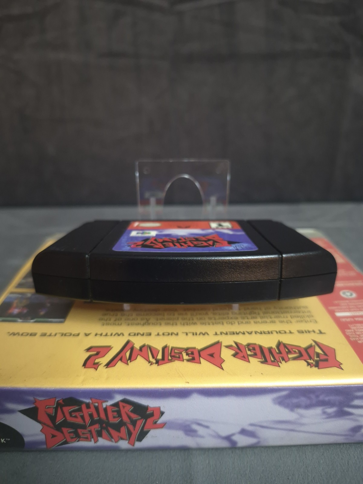 Fighter Destiny 2 Nintendo 64 Authentic Game Cartridge W/ Case Cleaned/Tested