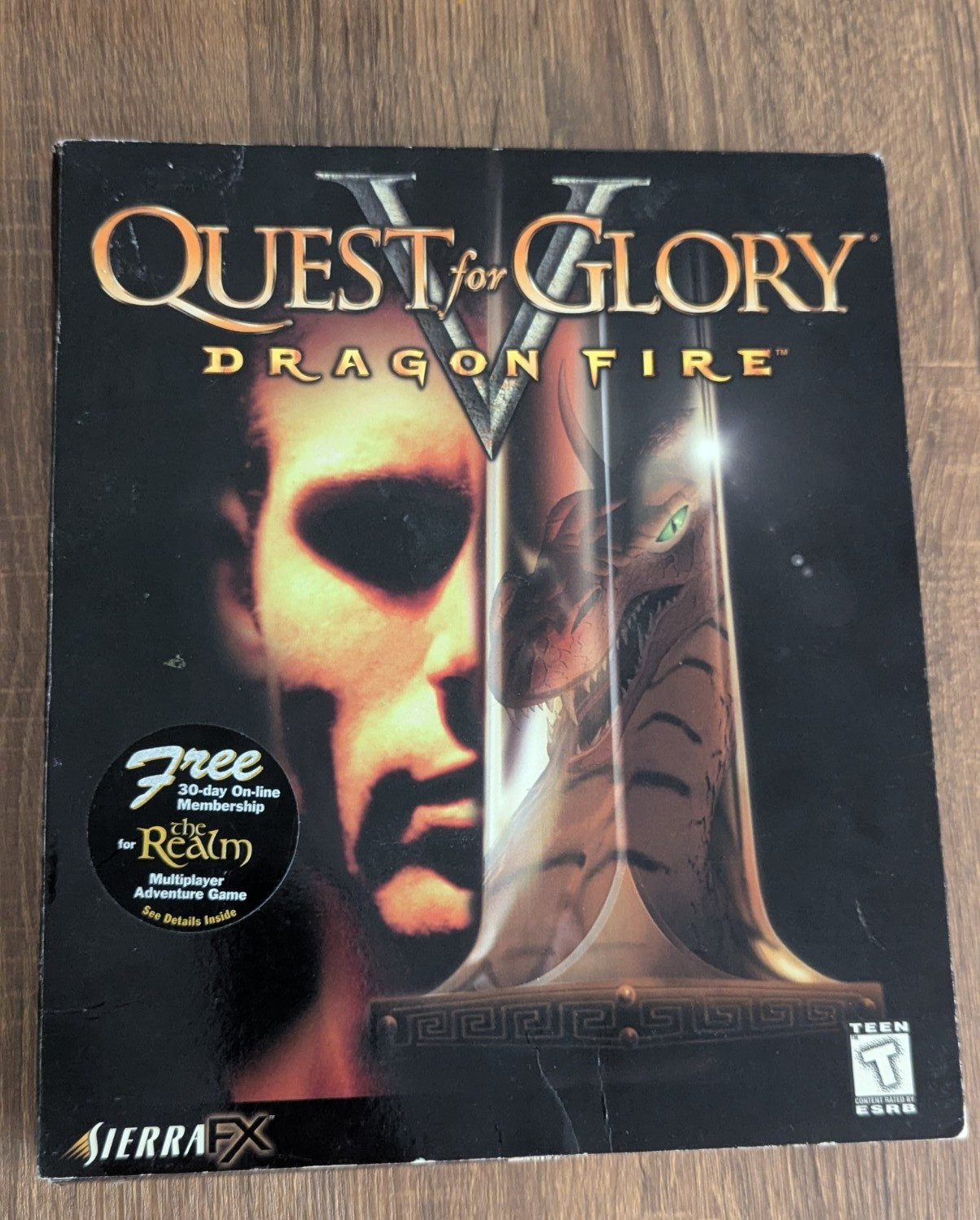 Quest for Glory V: Dragon Fire Sierra FX Lori Ann Cole BOX ONLY