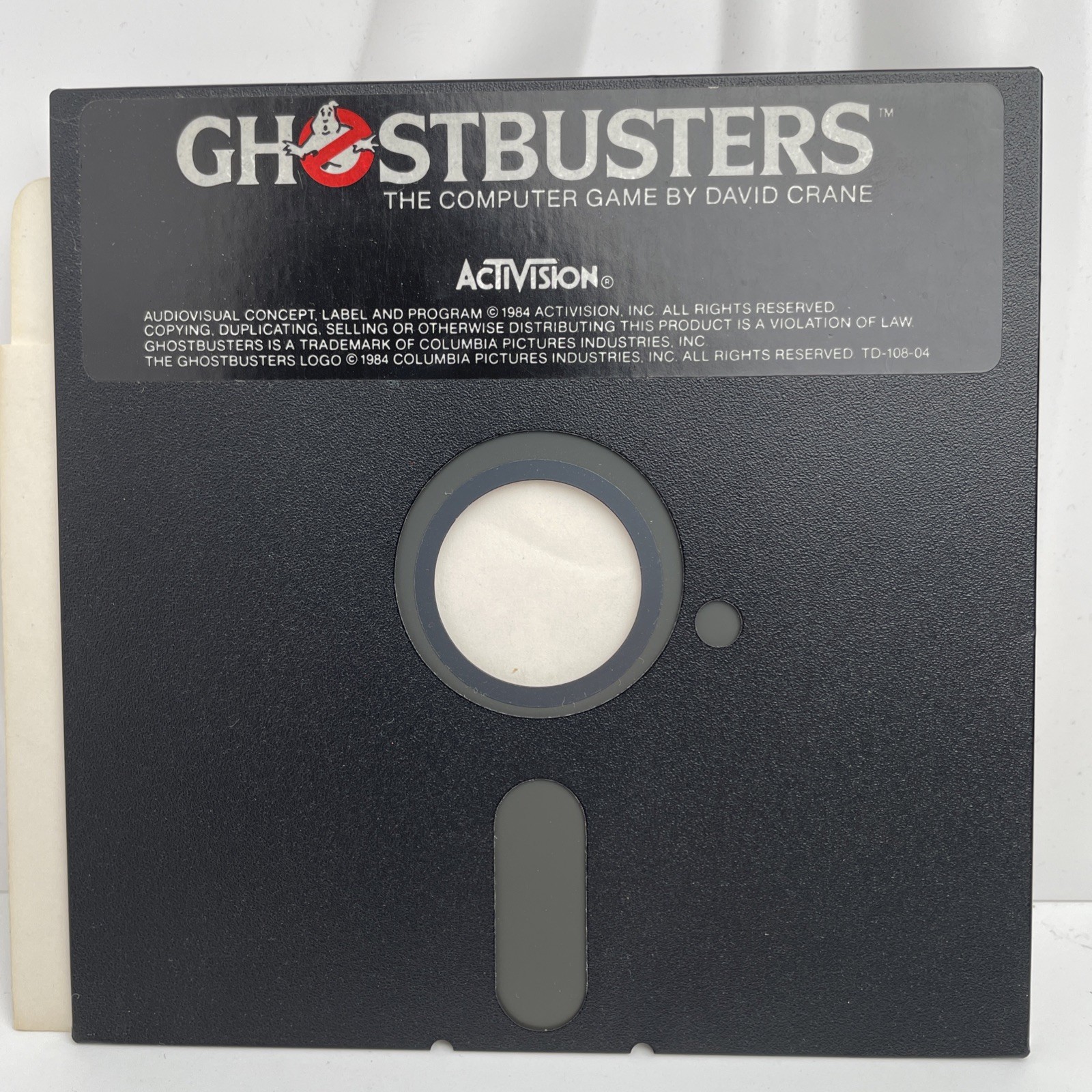 Ghostbusters Activision 5.25″ Floppy Disk Only 1984 Apple