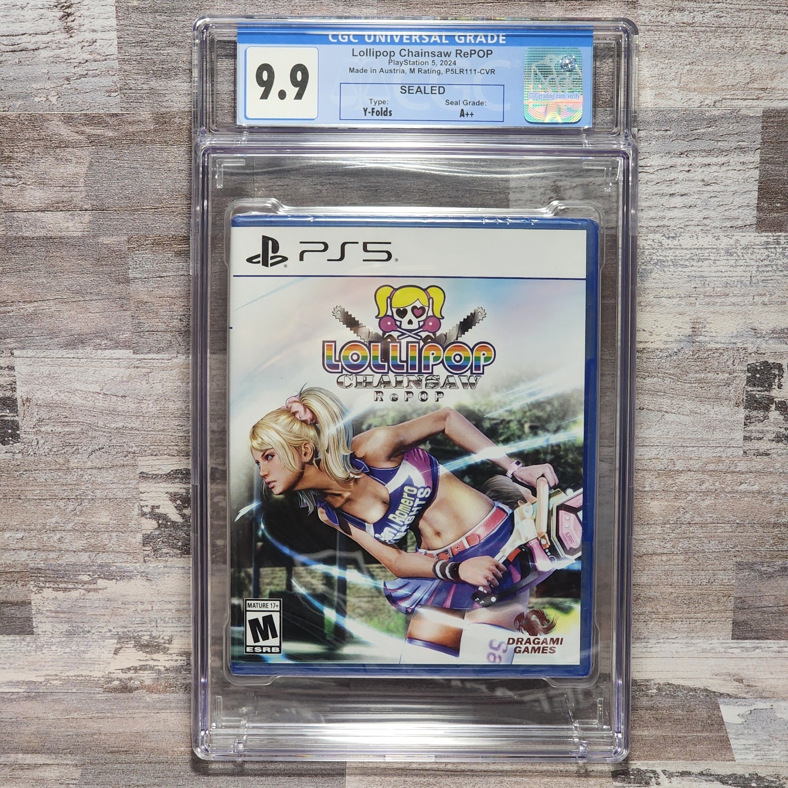 Lollipop Chainsaw RePOP CGC Graded 9.9 A++ Limited Run#111